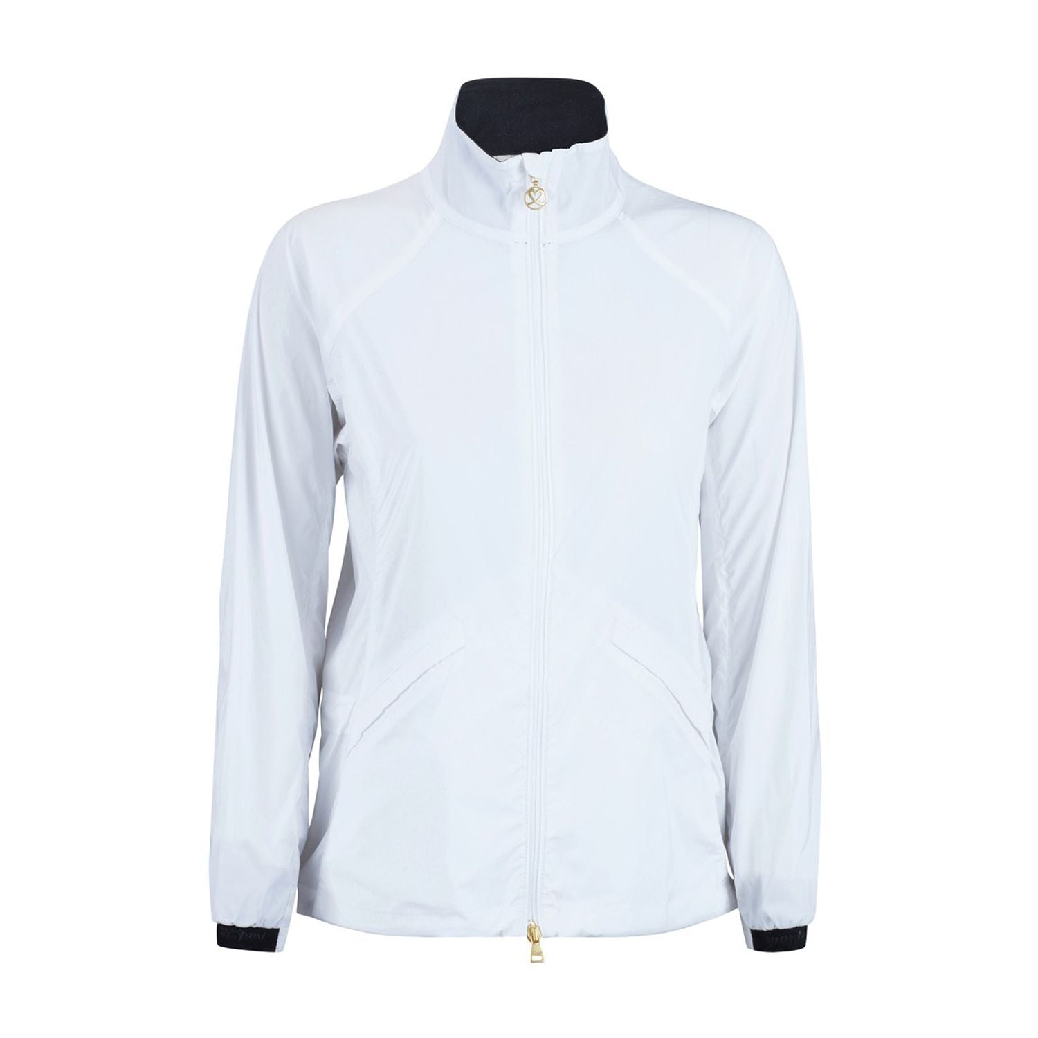 Veste coupe-vent Daily Sports Pivot blanche pour femme
