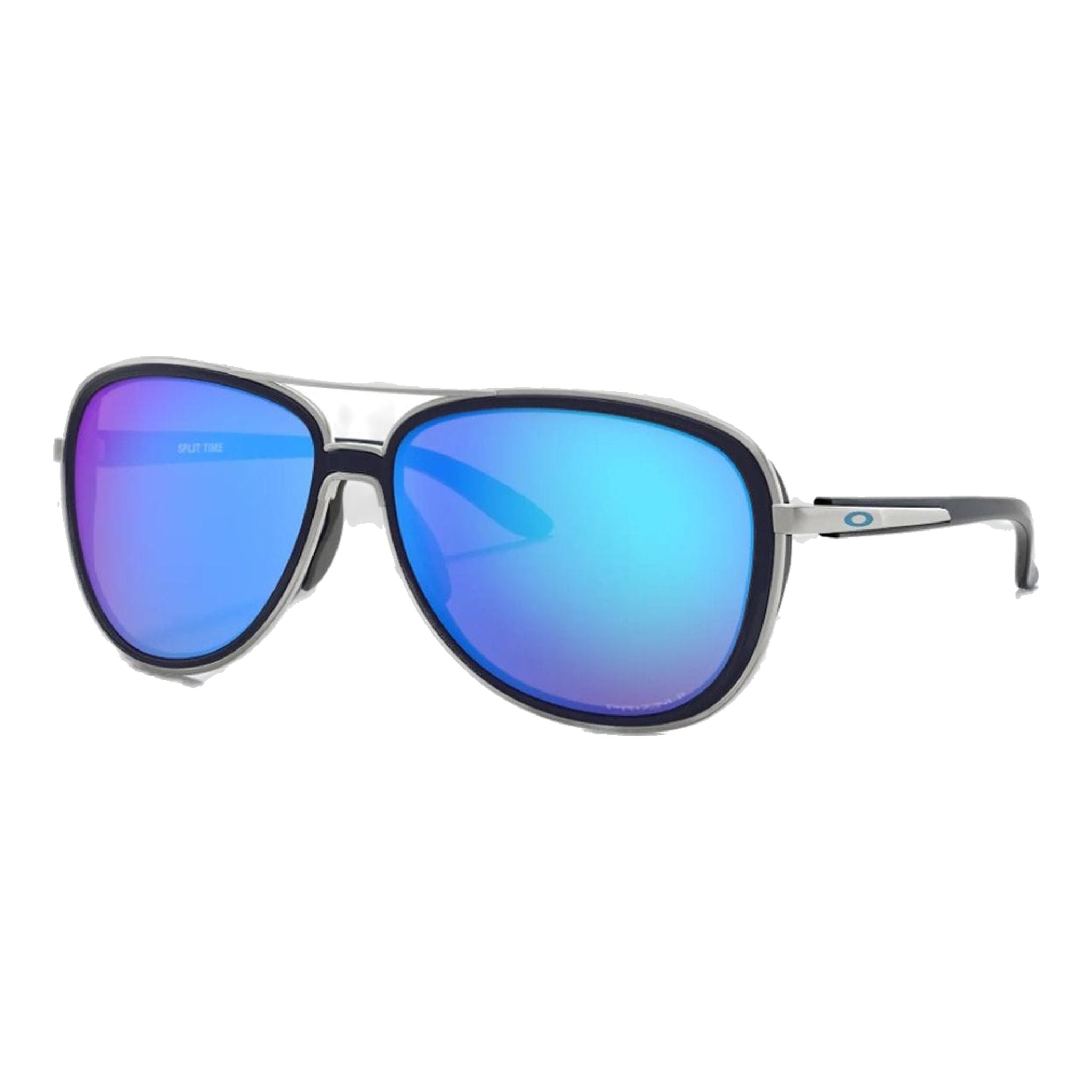 Lunettes de soleil Oakley W Split Time Navy Prizm Sapphire polarisées pour femmes