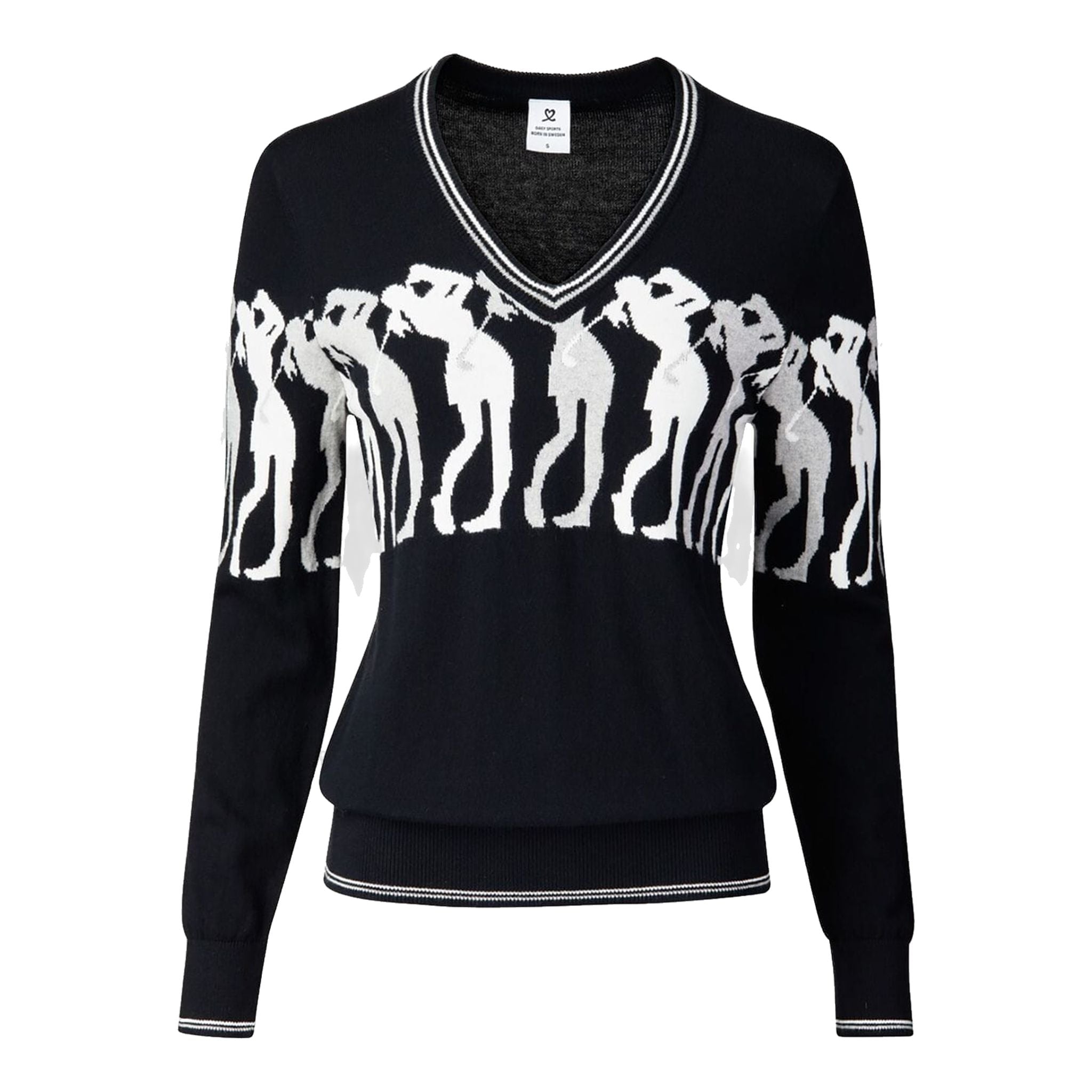 Pull col V Daily Sports mai pour femme