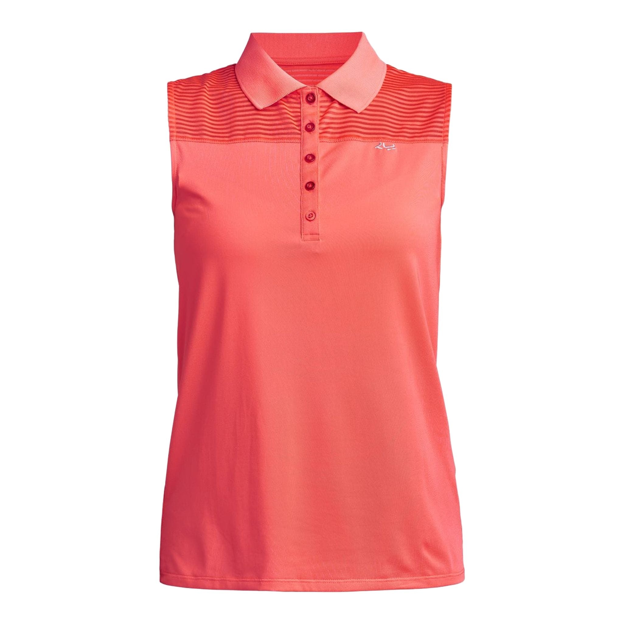 Polo Röhnisch W Miko SL rose fluo pour femme