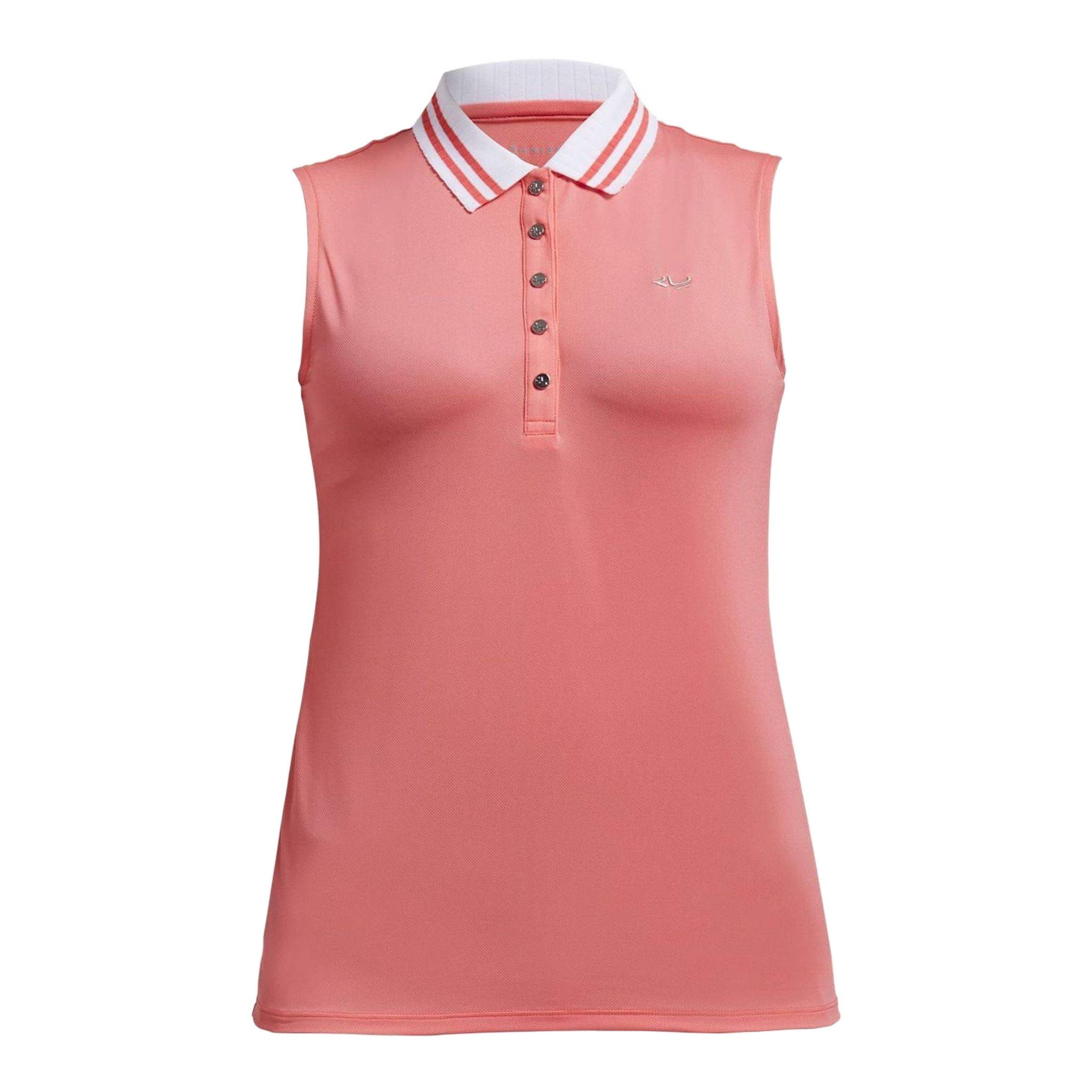 Polo rayé Röhnisch sans manches pour femme