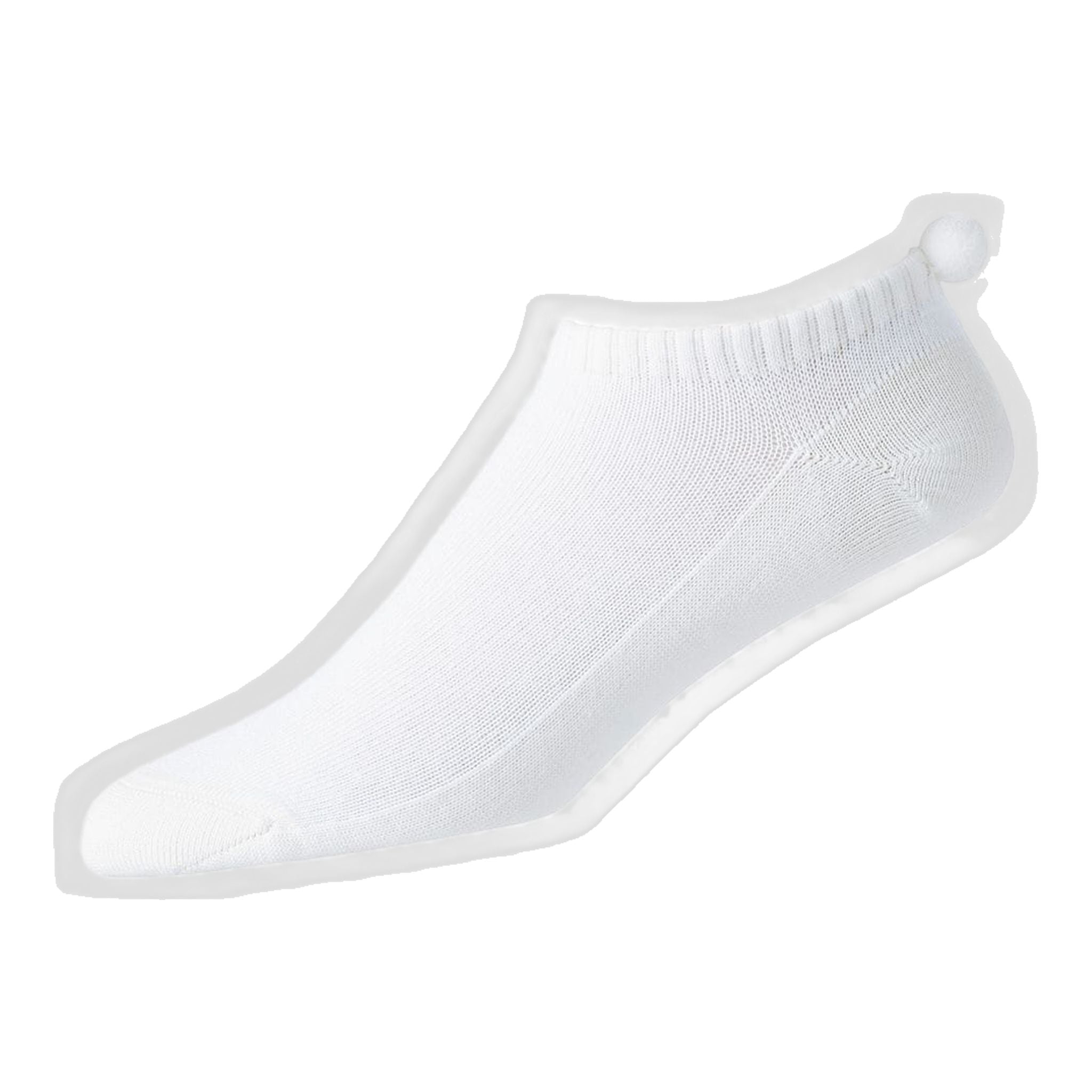 Footjoy Prodry Femme Légère Pompon Blanc Taille Unique Femme