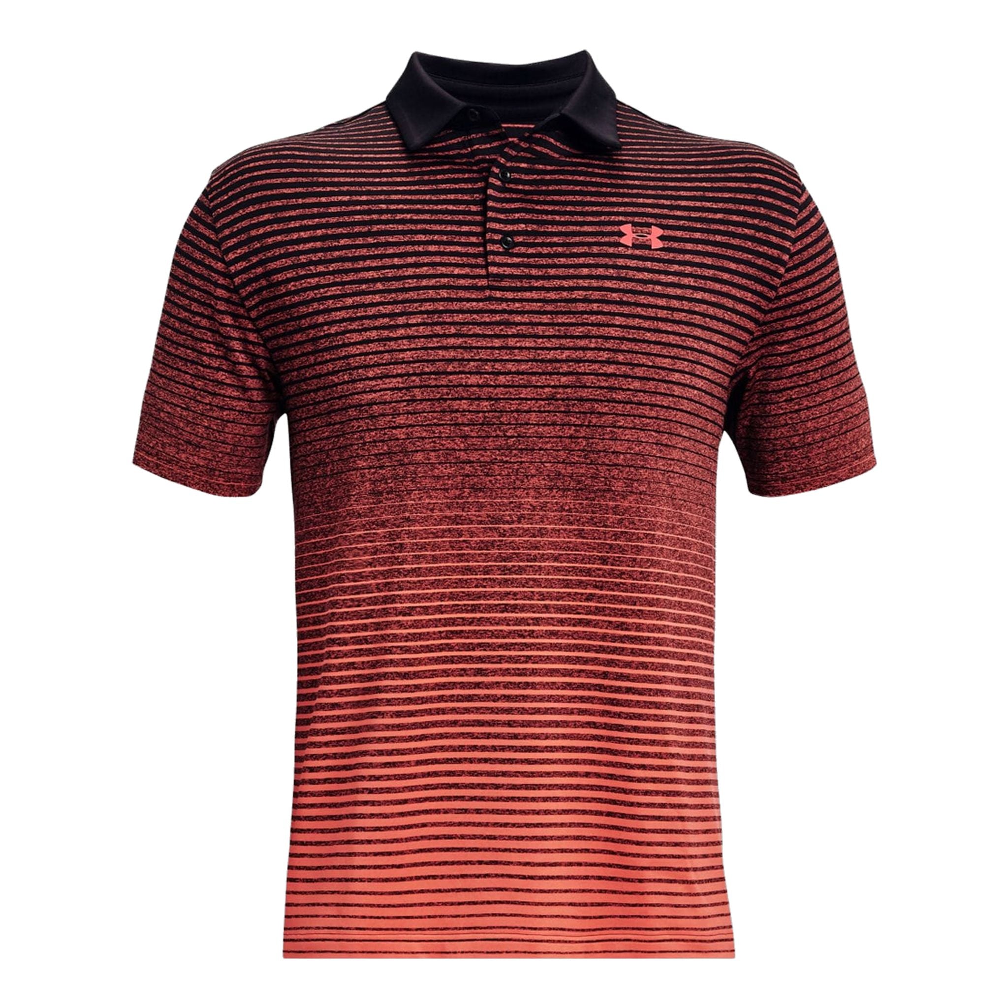 Polo Under Armour Playoff 2.0 Noir/Rouge Venin/Rouge Venin Homme