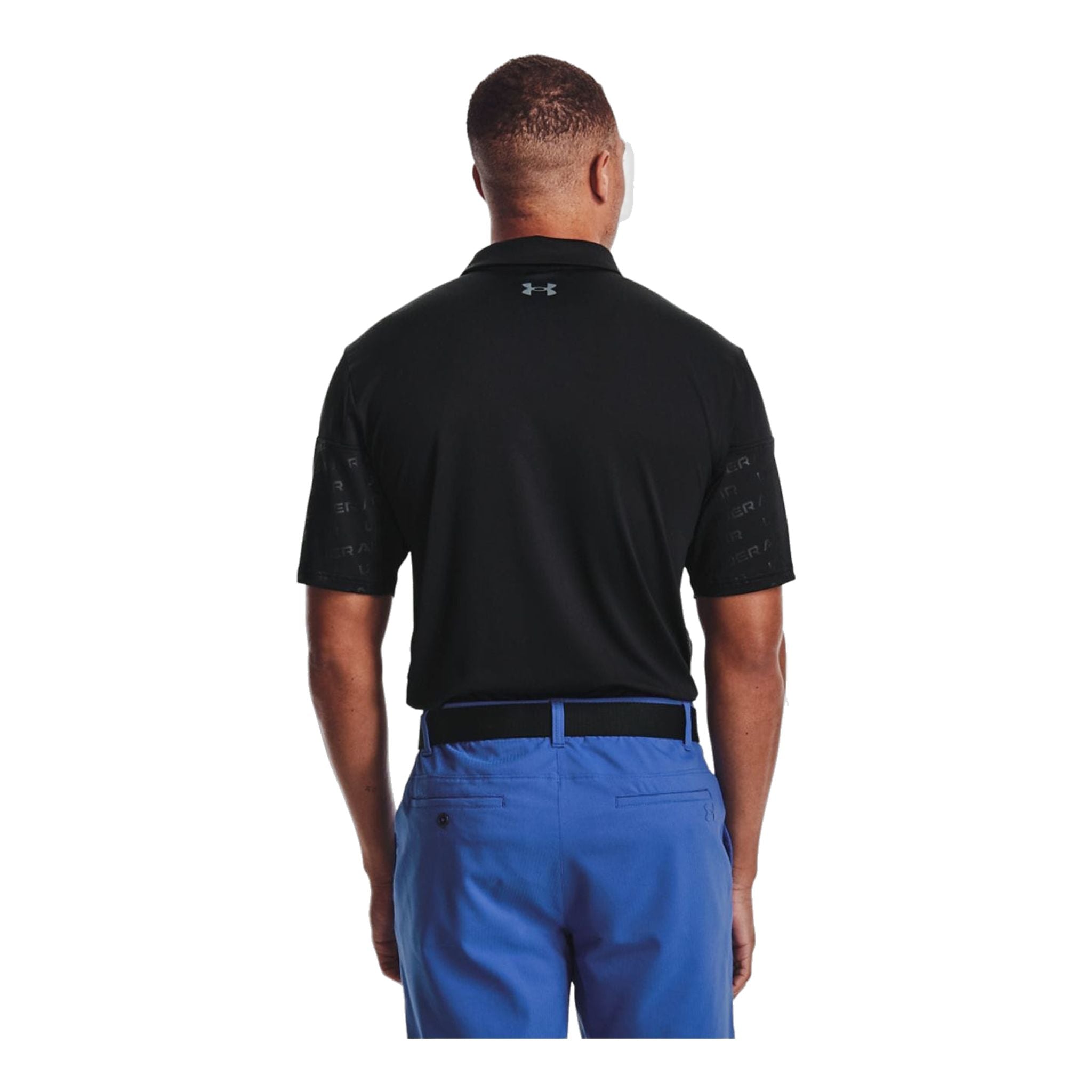 Polo Under Armour Playoff Blocked 2.0 Noir/Noir/Gris Homme