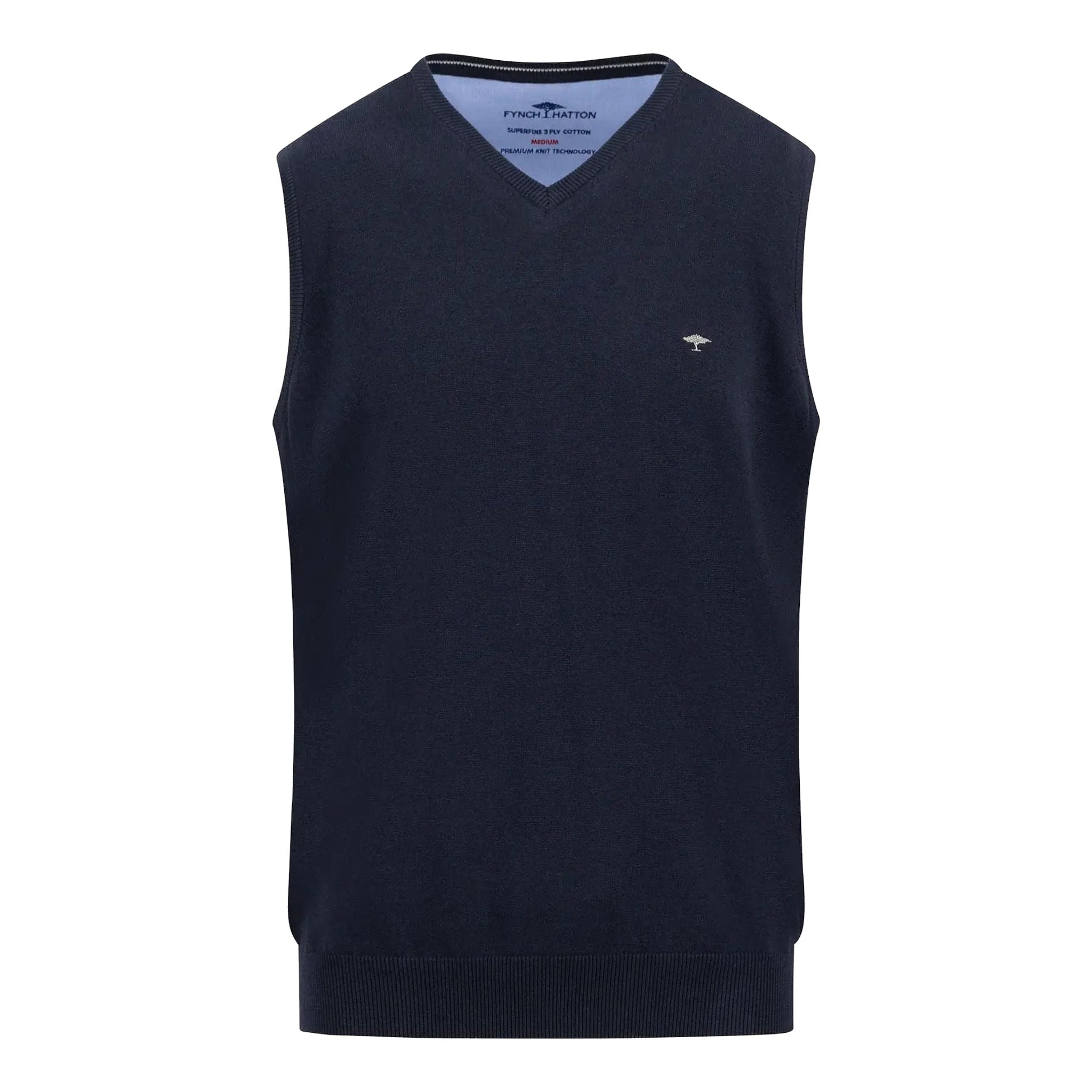 Gilet sans manches à col en V Fynch Hatton pour homme