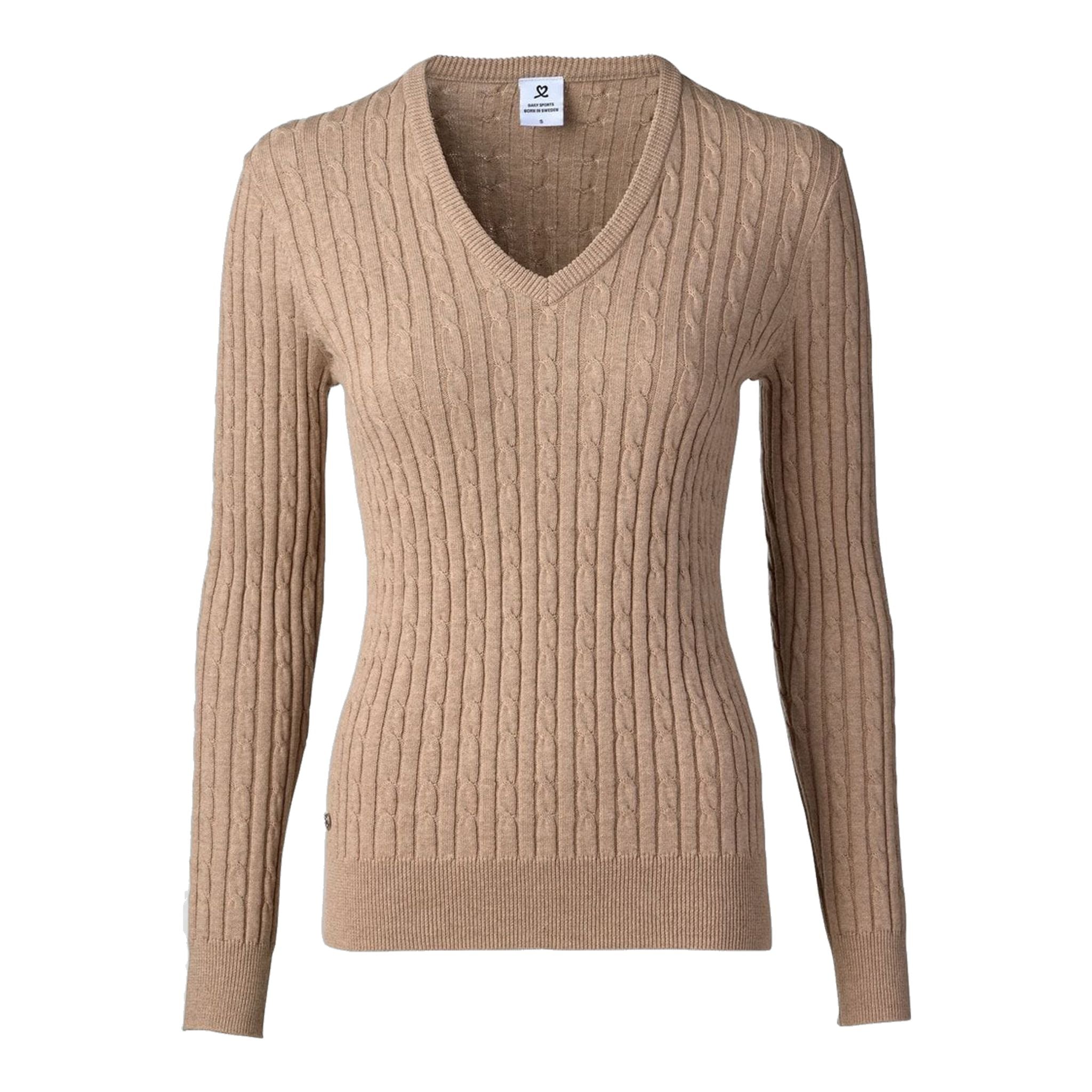 Pull marron Madelene pour femme de Daily Sports