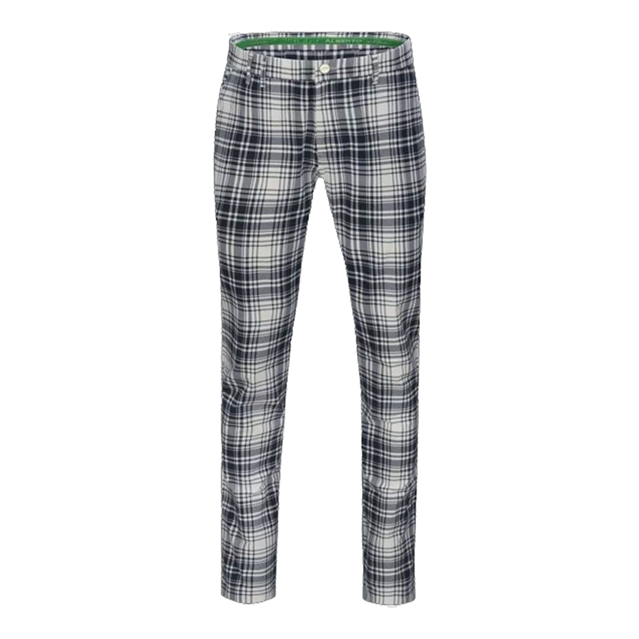 Pantalon de golf à carreaux Alberto Ian pour homme