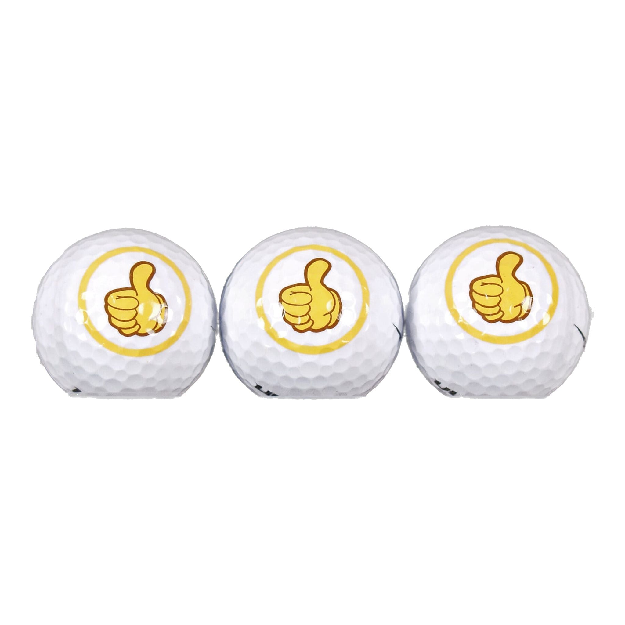 Cadeaux de golf Sportiques à motifs souriants (3 balles)