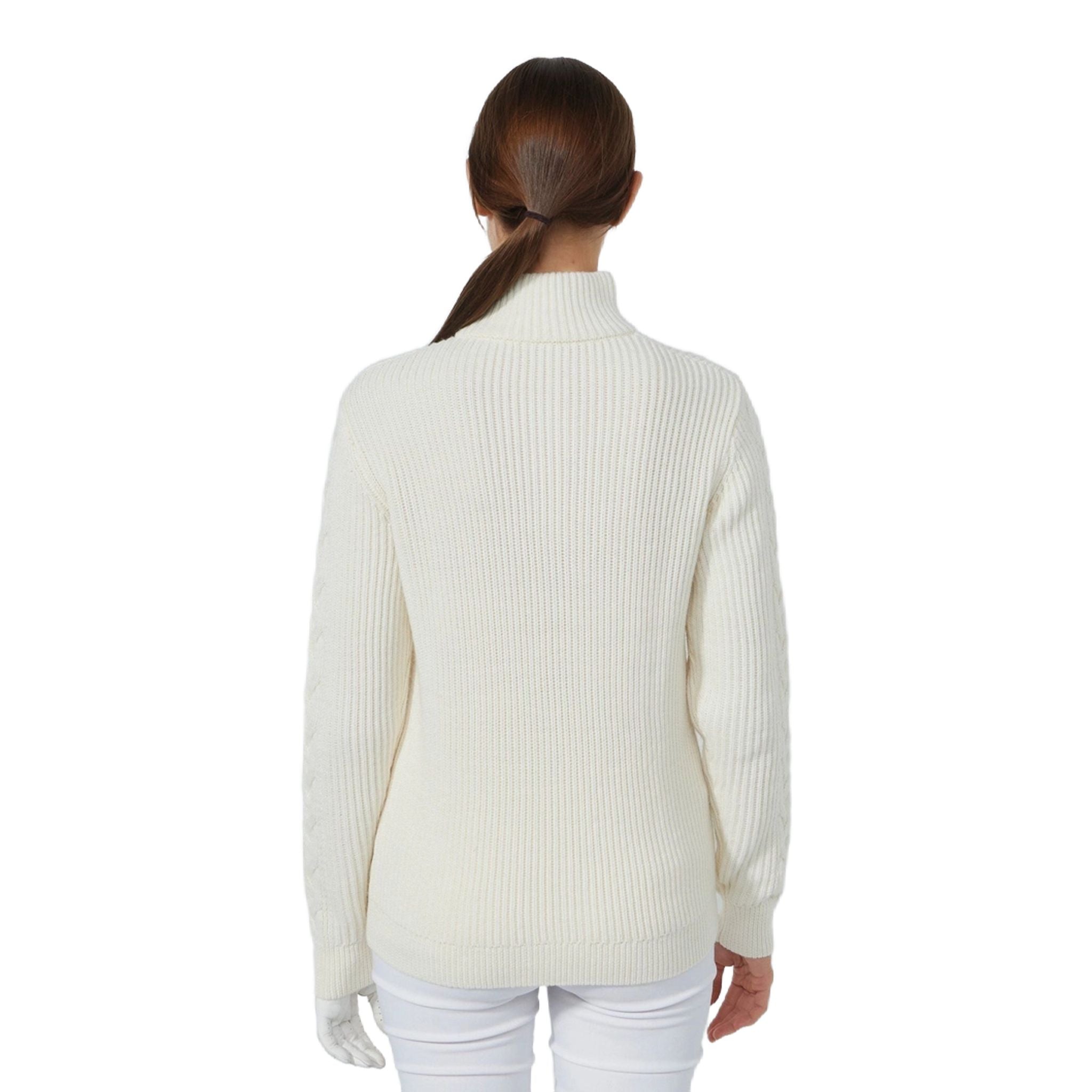 Pull en maille torsadée doublé Daily Sports pour femme