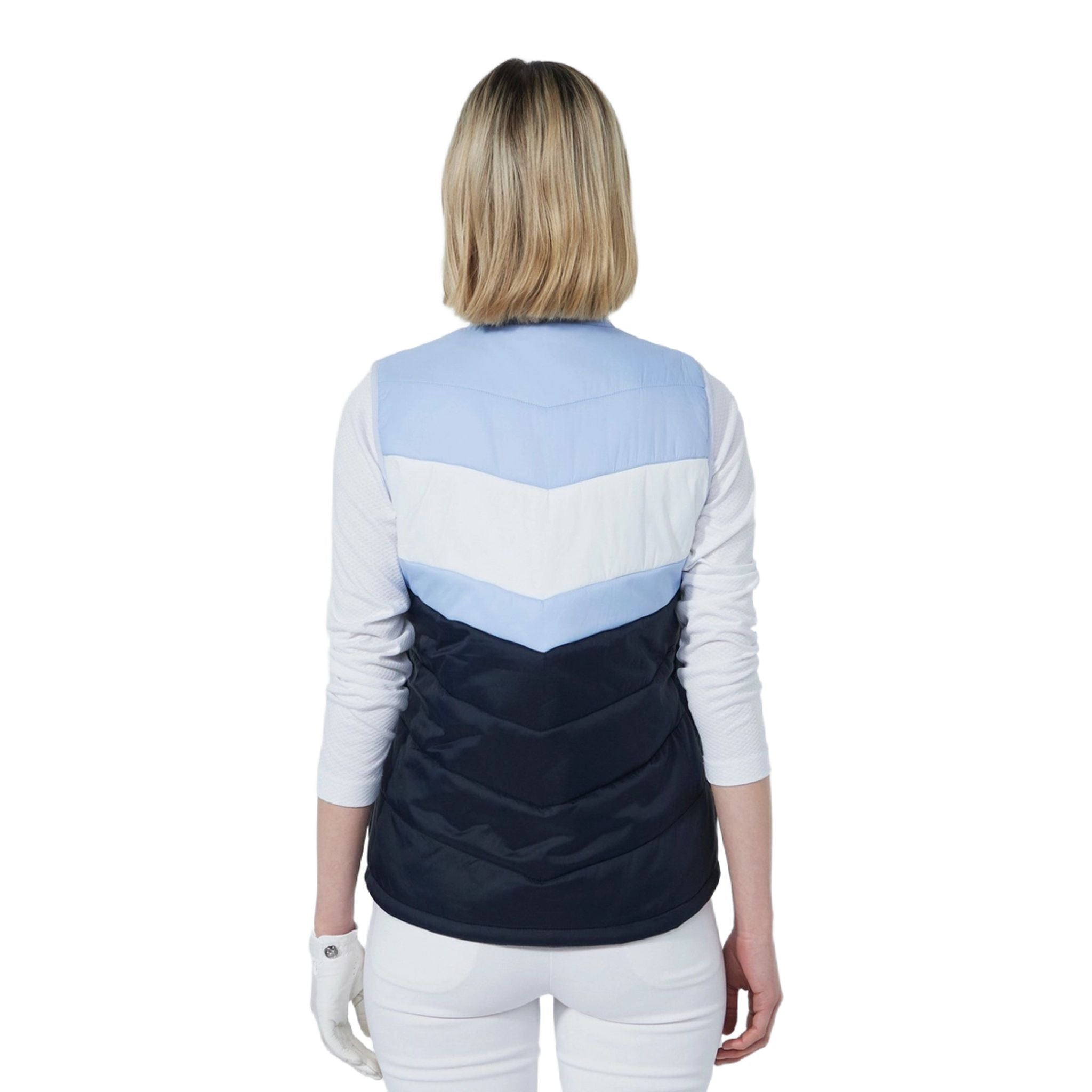 Gilet matelassé à rayures Daily Sports pour femme