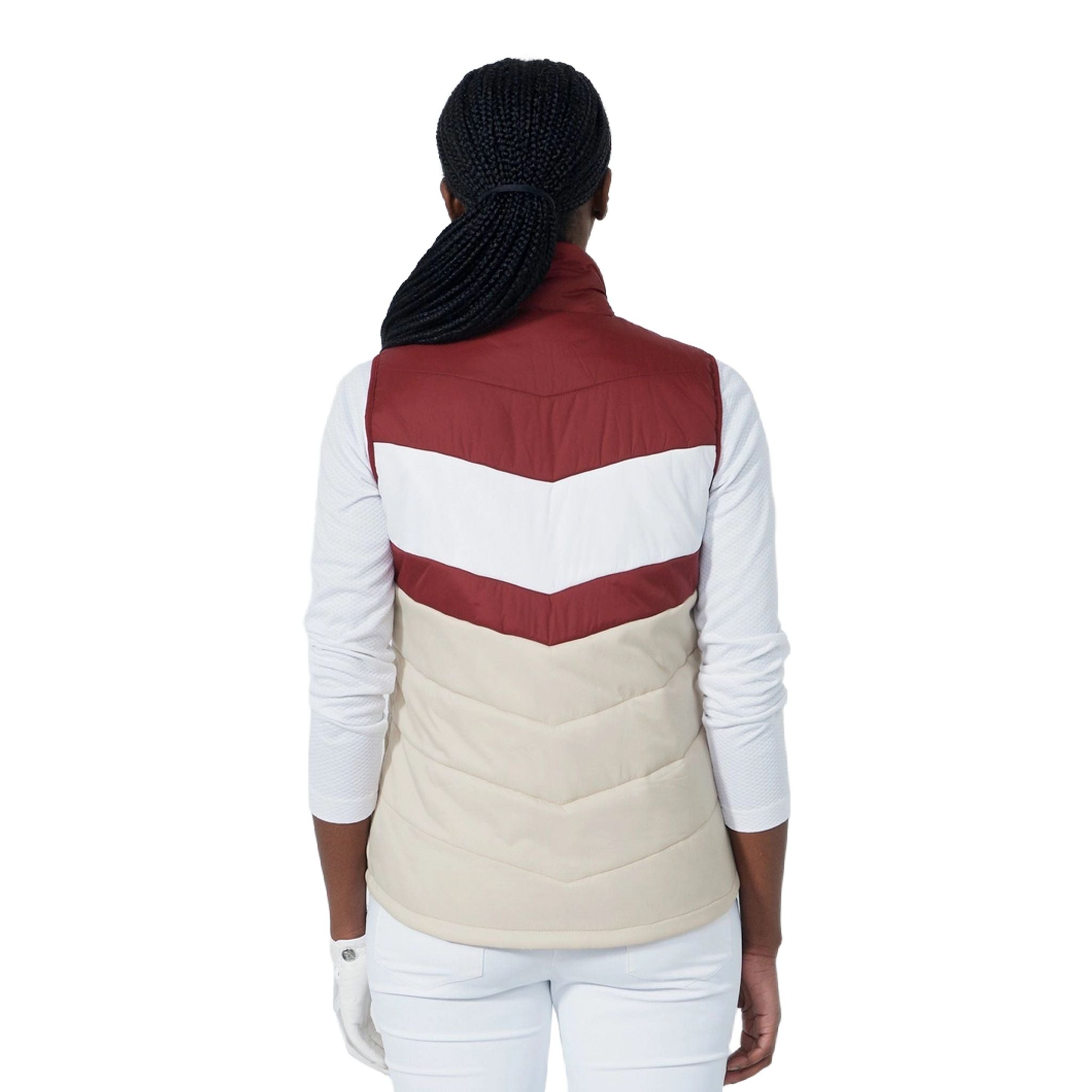 Gilet matelassé à rayures Daily Sports pour femme