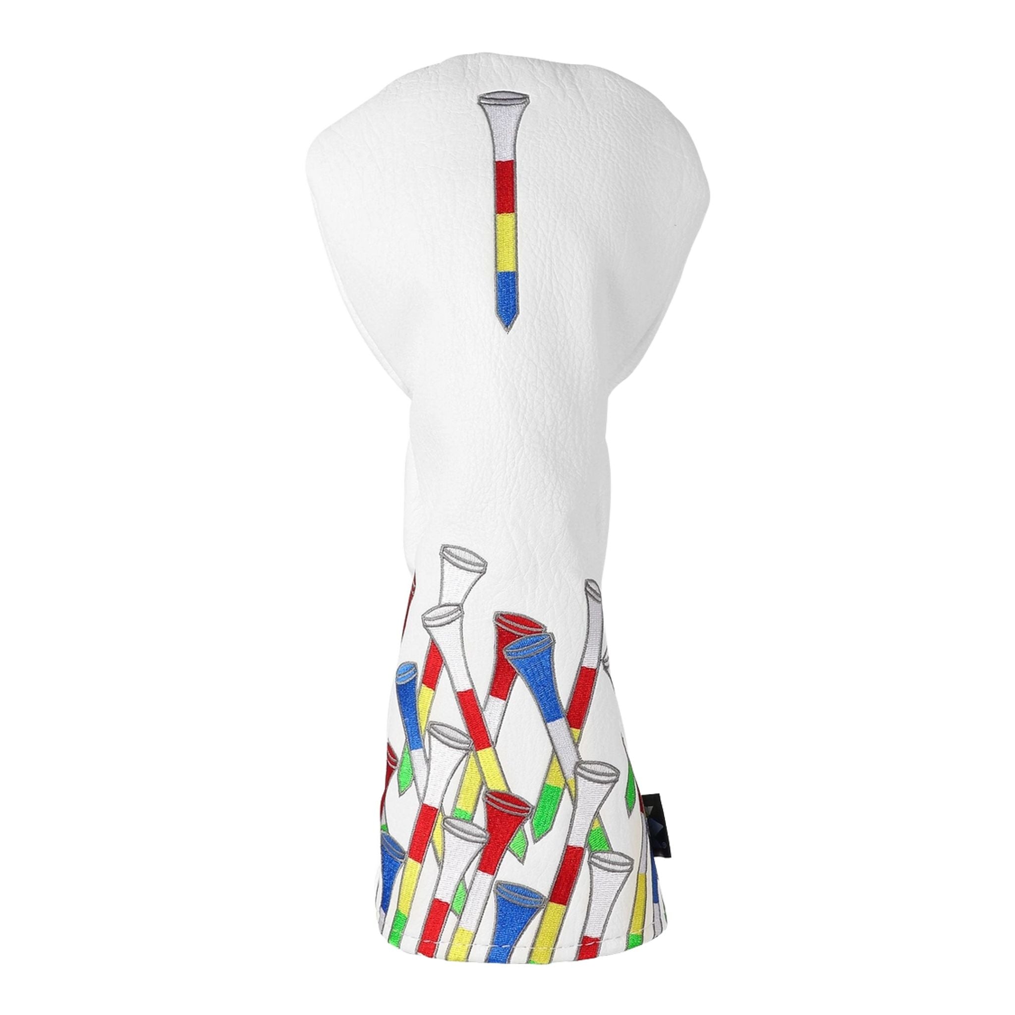 Couvre-clubs brodés, tees, couvre-clubs de driver