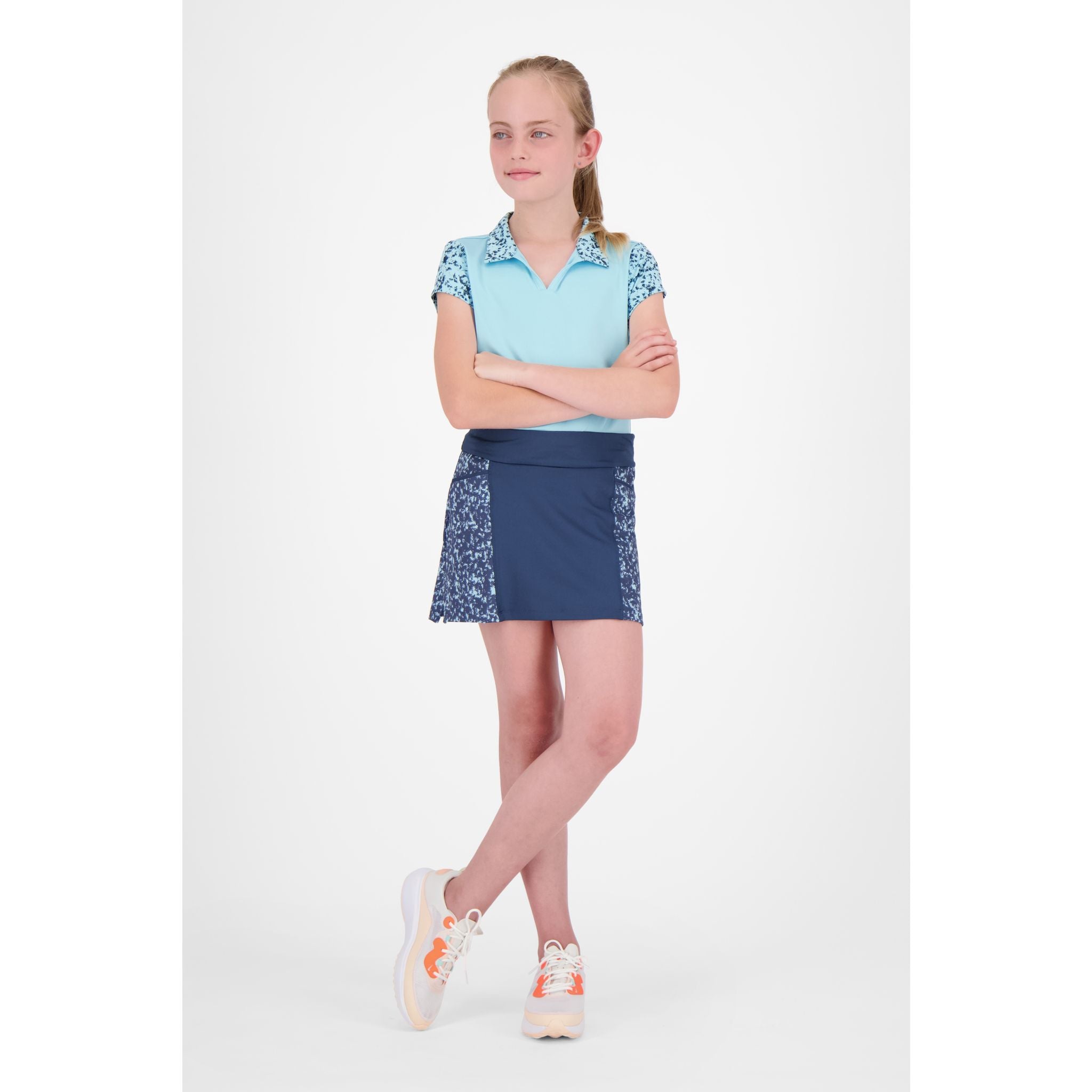 Polo Adidas à imprimé floral pour femme