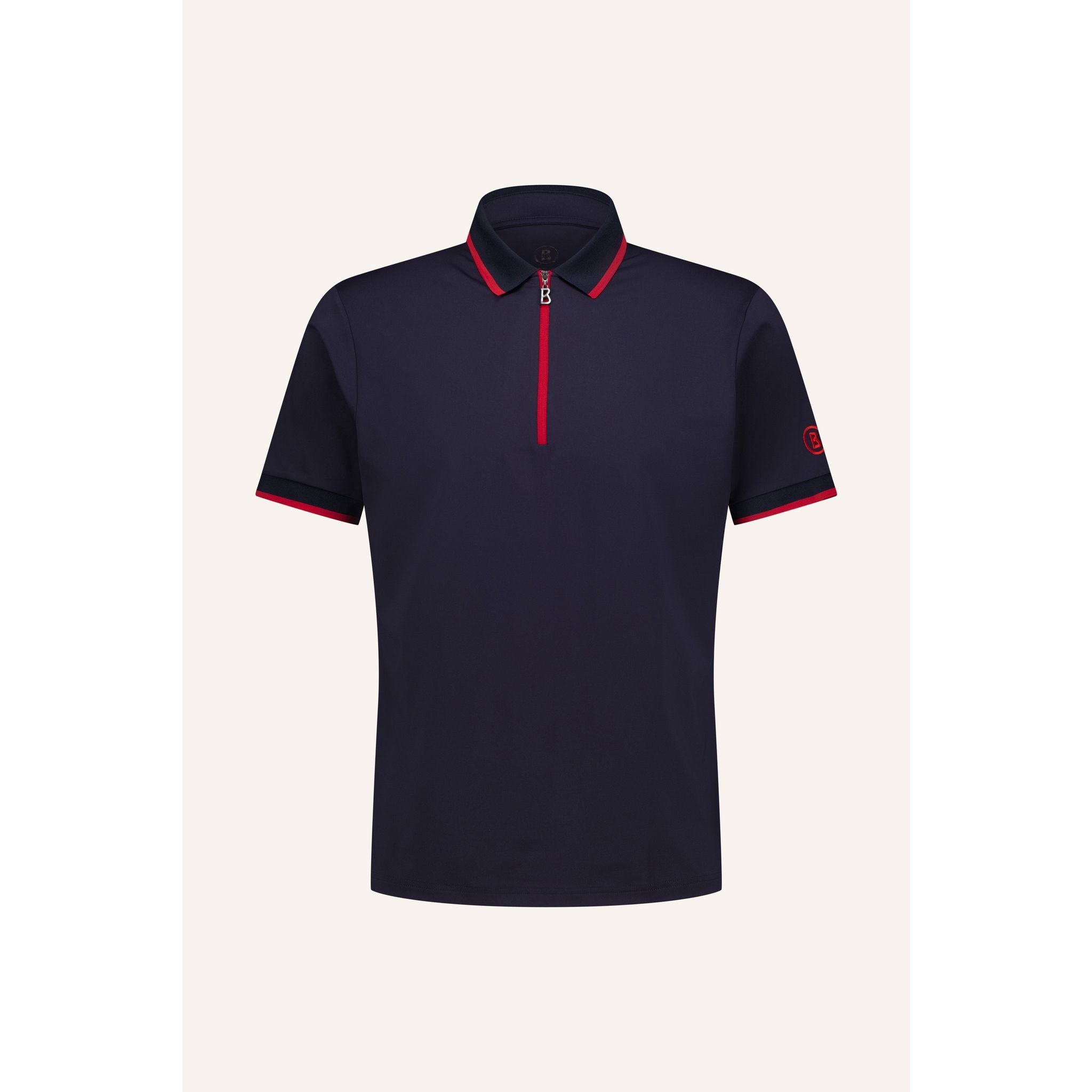 Polo Bogner M Cody SS bleu marine pour homme