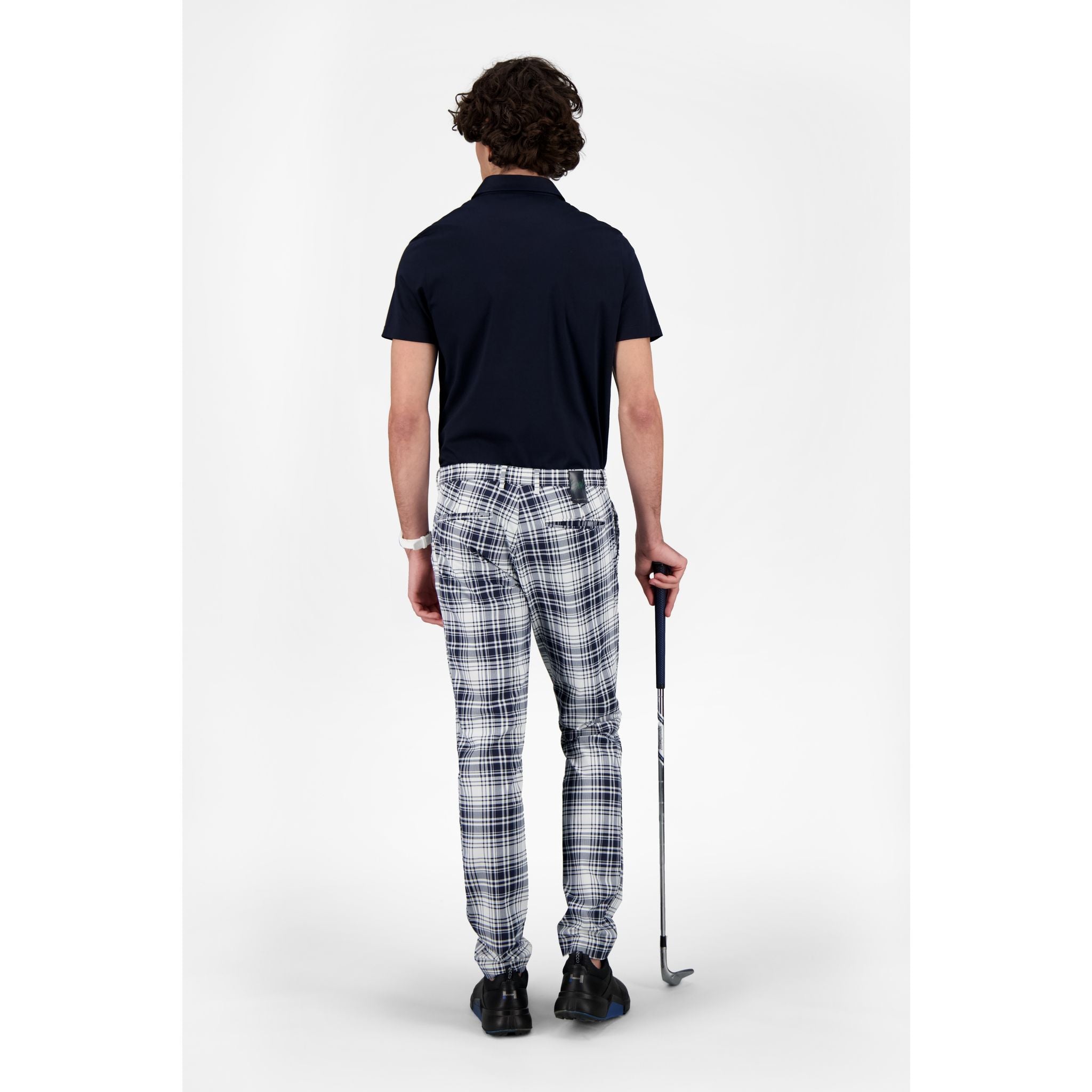 Pantalon de golf à carreaux Alberto Ian pour homme