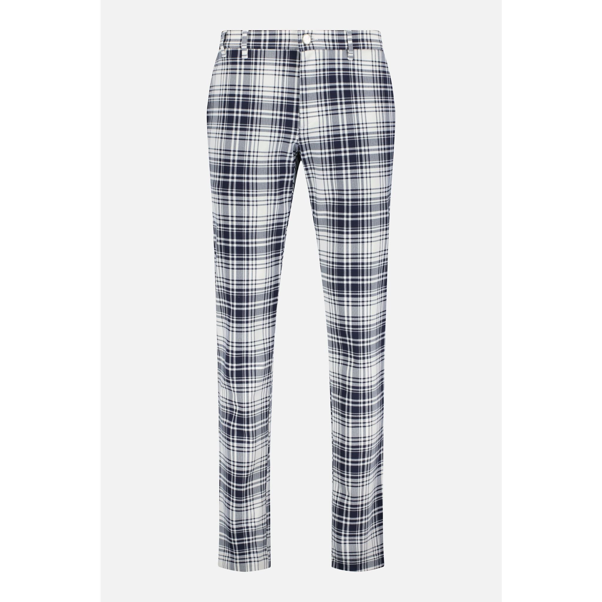 Pantalon de golf à carreaux Alberto Ian pour homme