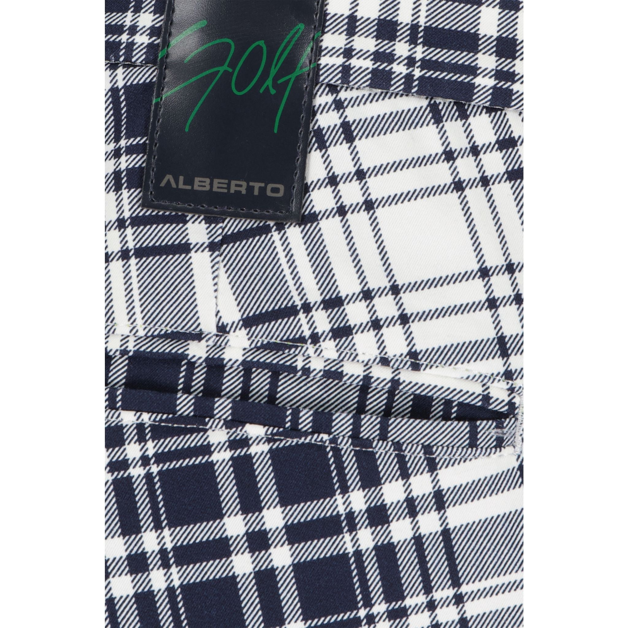 Pantalon de golf à carreaux Alberto Ian pour homme