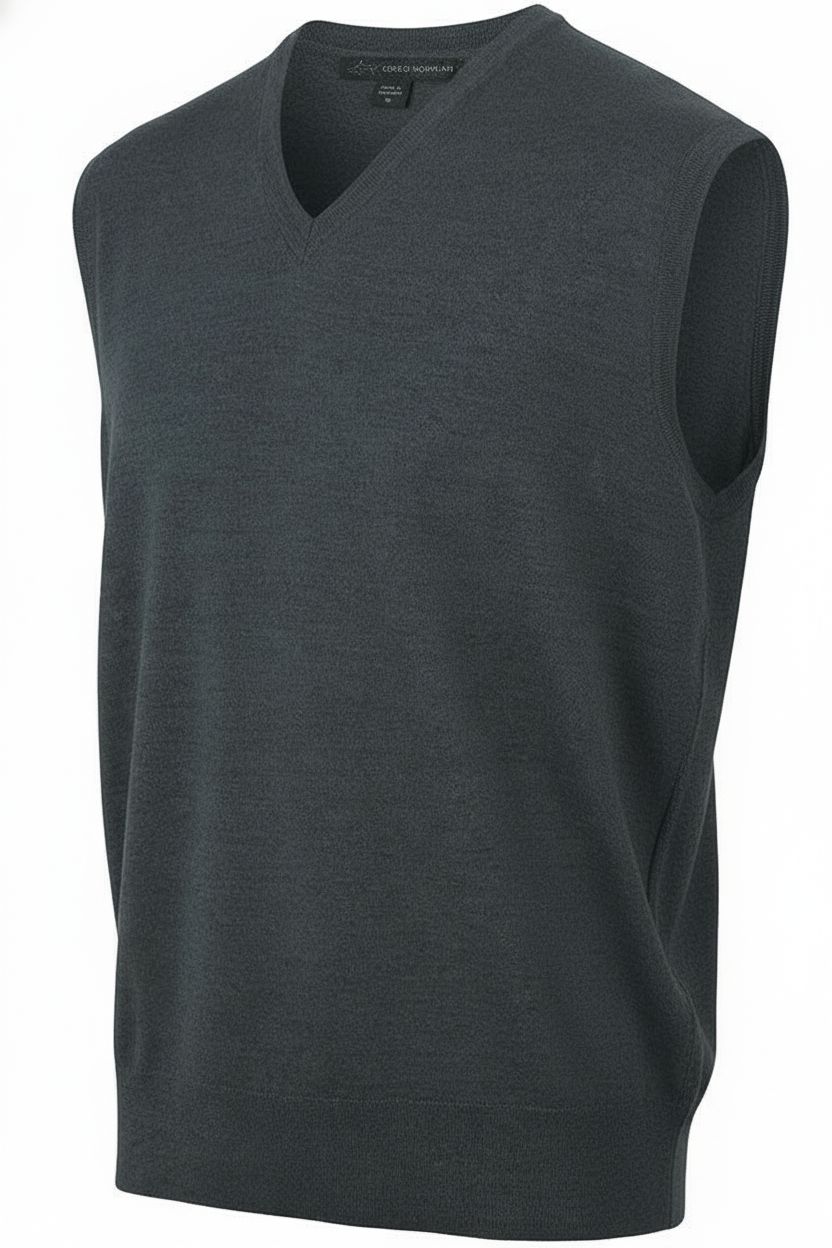 Greg Norman Merino V-Neck Slipover Weste Herren