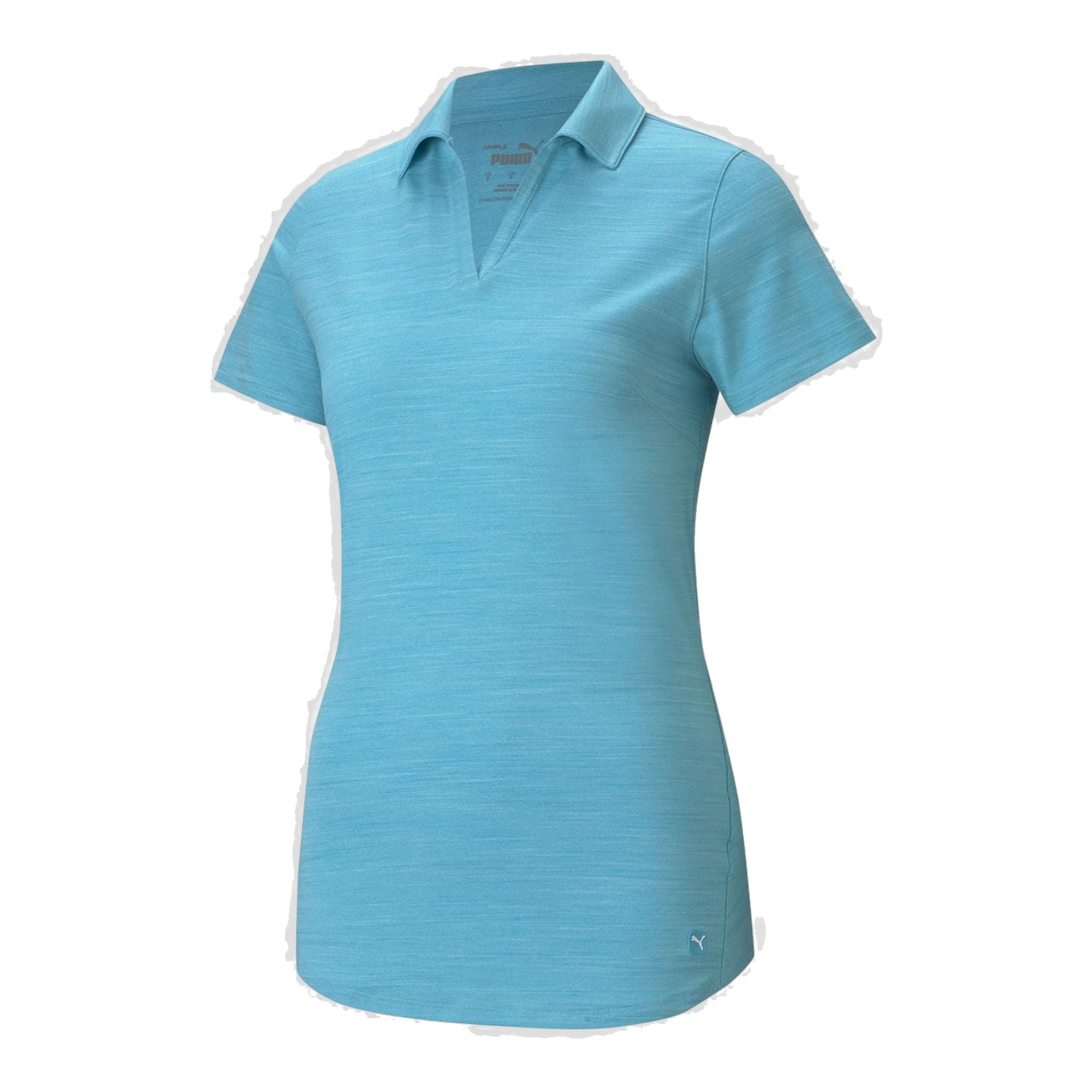 Polo Puma W Cloudspun Free SS bleu scuba pour femme