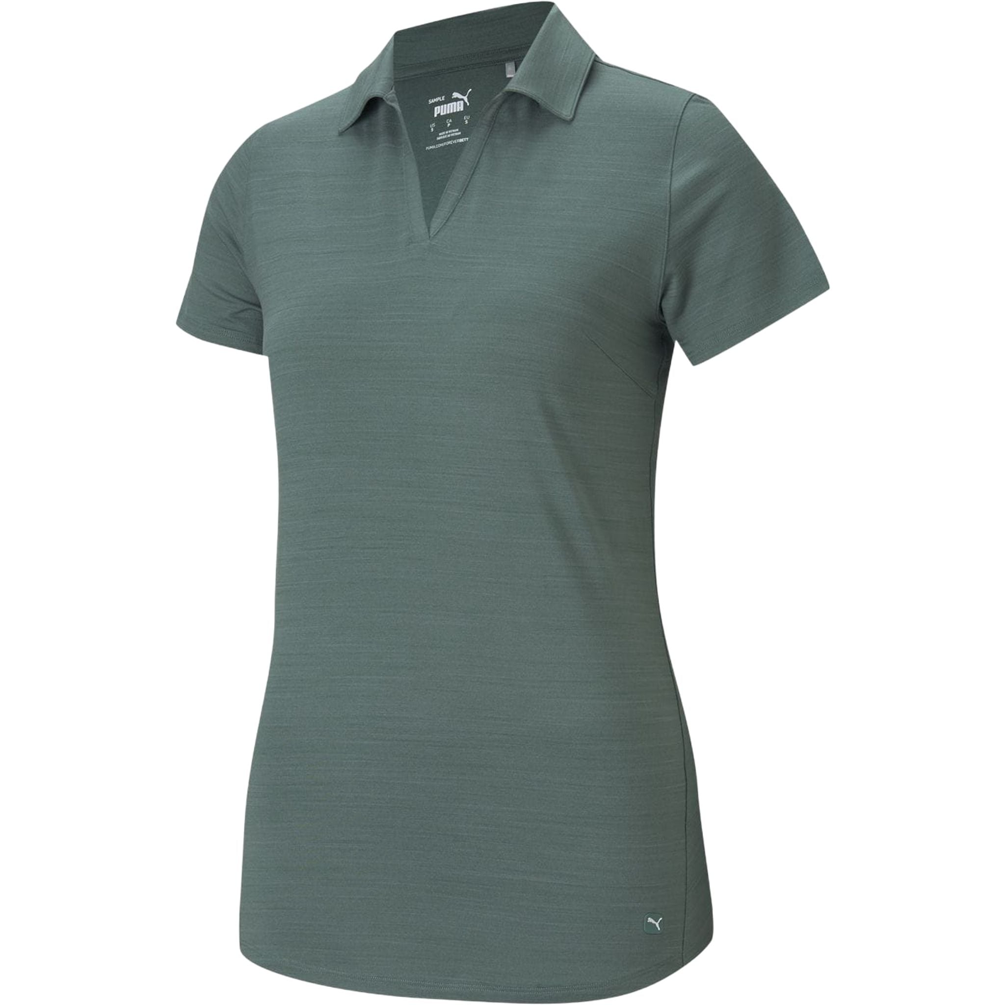 Polo Puma W Cloudspun Free SS Bleu Sapin pour femme