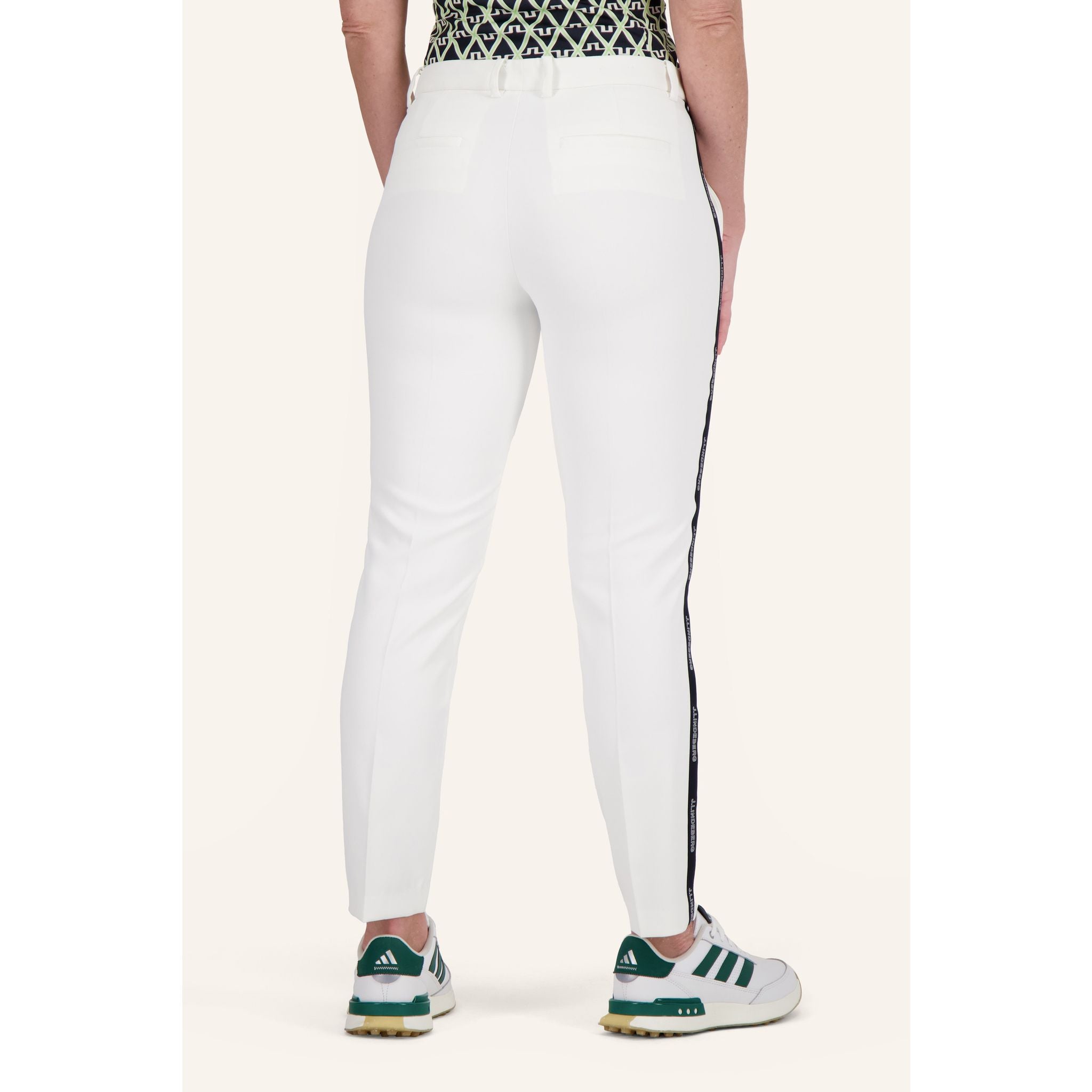 Pantalon de golf J. Lindeberg Meghan à rayures latérales pour femme