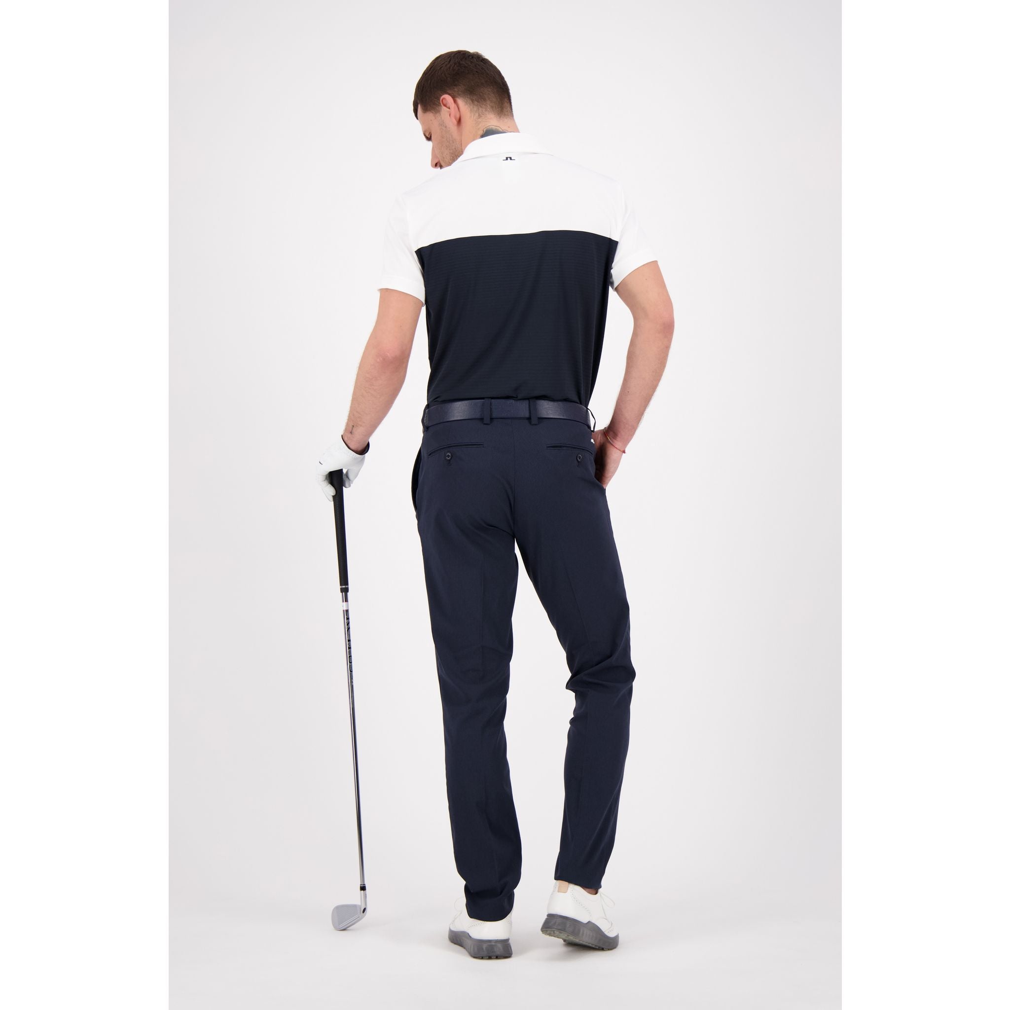 J. Lindeberg M Owen Slim Fit SS Polo JL Marine Homme
