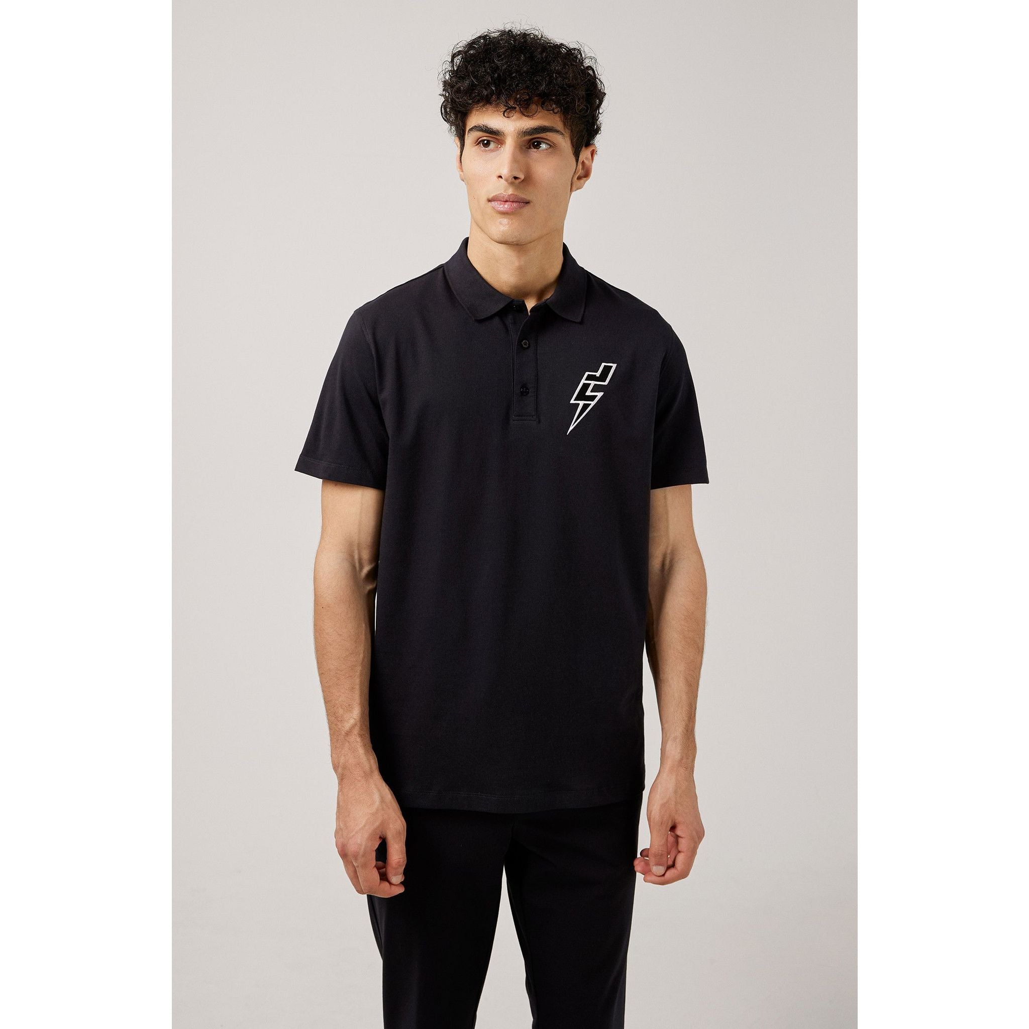 J. Lindeberg Polo JL Strike Rib Jersey Homme