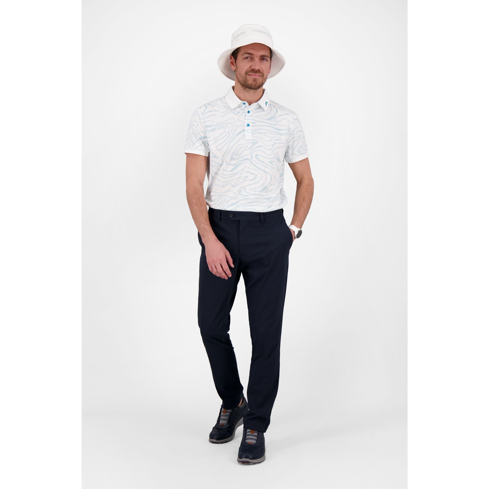 J. Lindeberg KV coupe régulière imprimé hommes