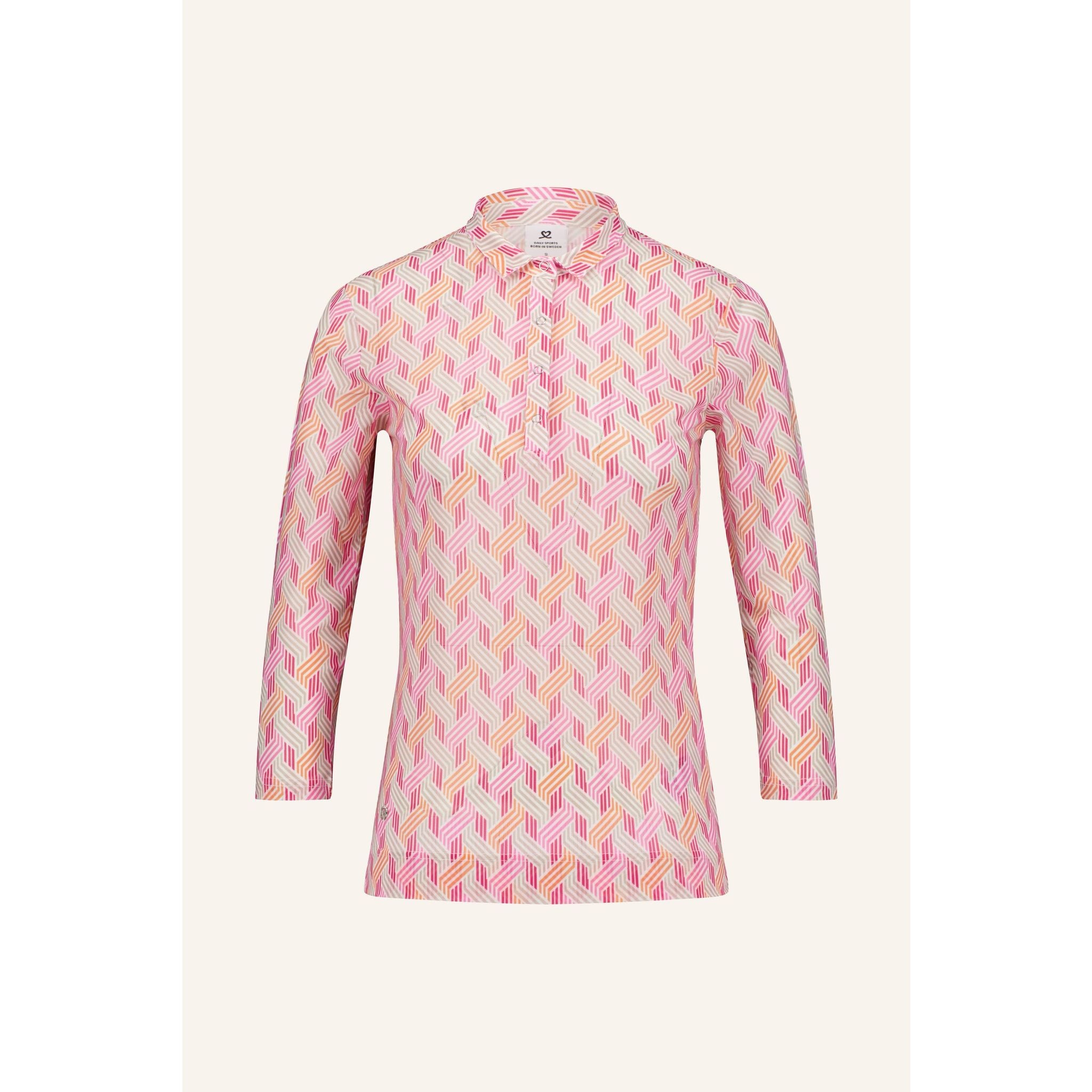 Polo Daily Sports Digne Mesh manches 3/4 pour femme