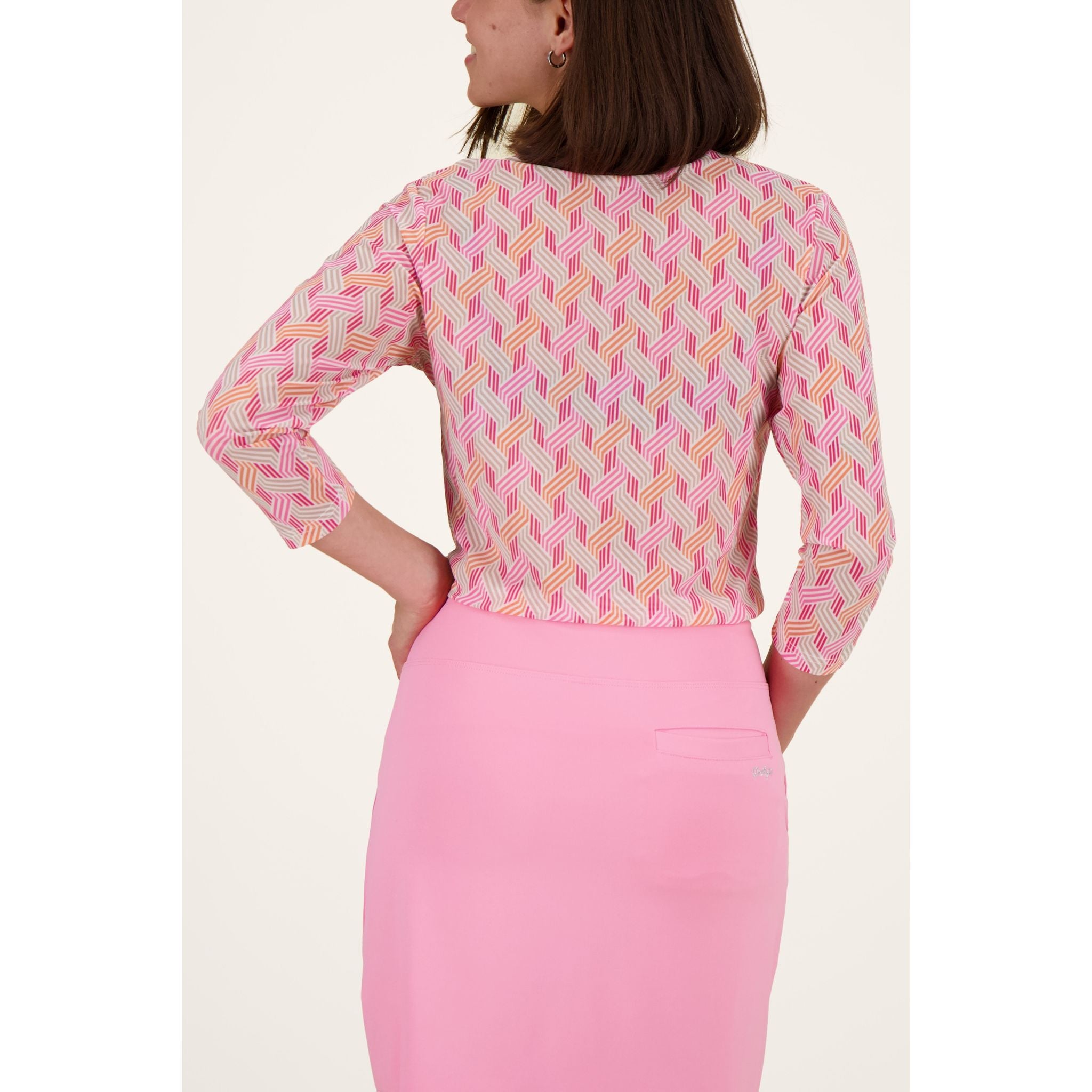 Polo Daily Sports Digne Mesh manches 3/4 pour femme