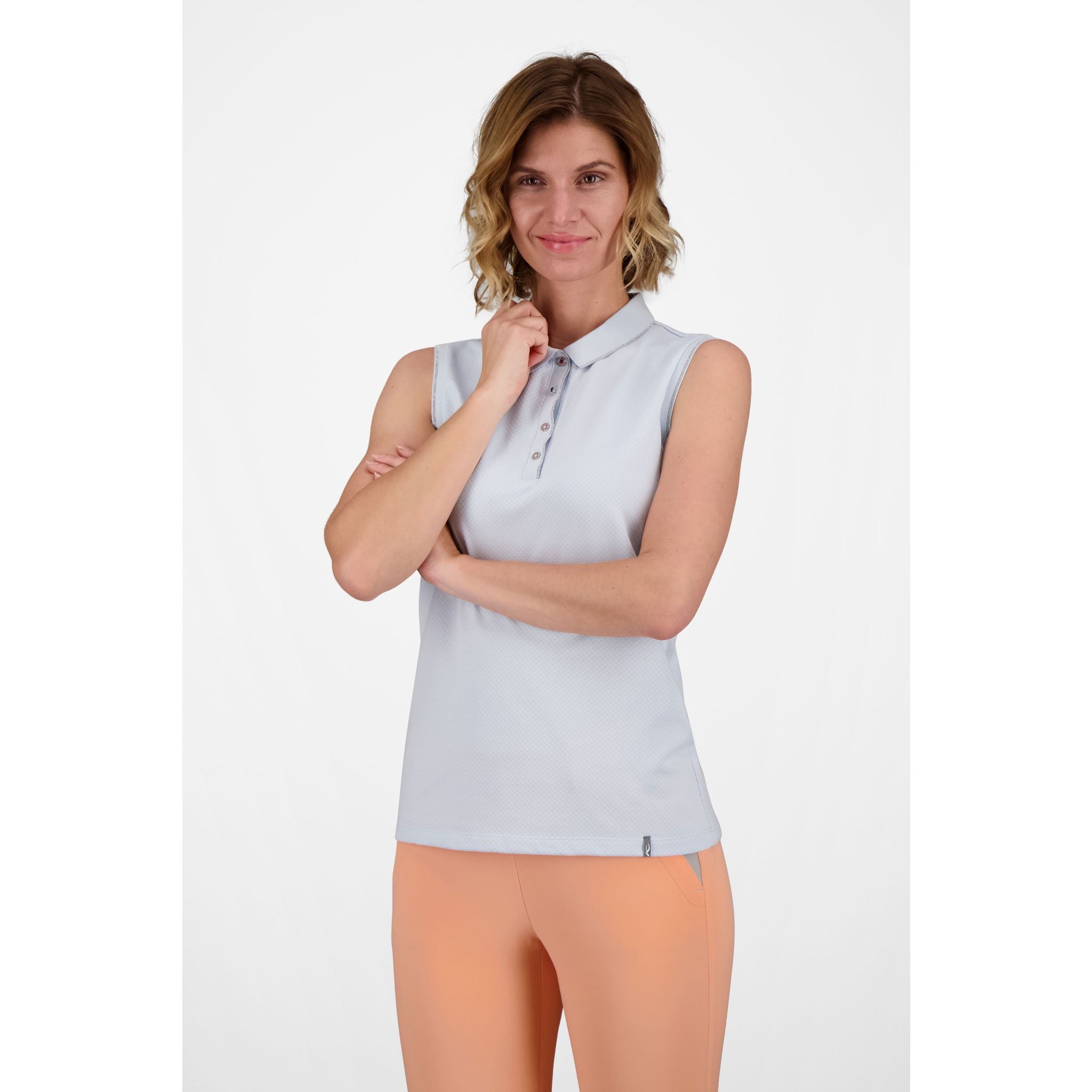 Kjus Ella Structure S/L polo de golf femme
