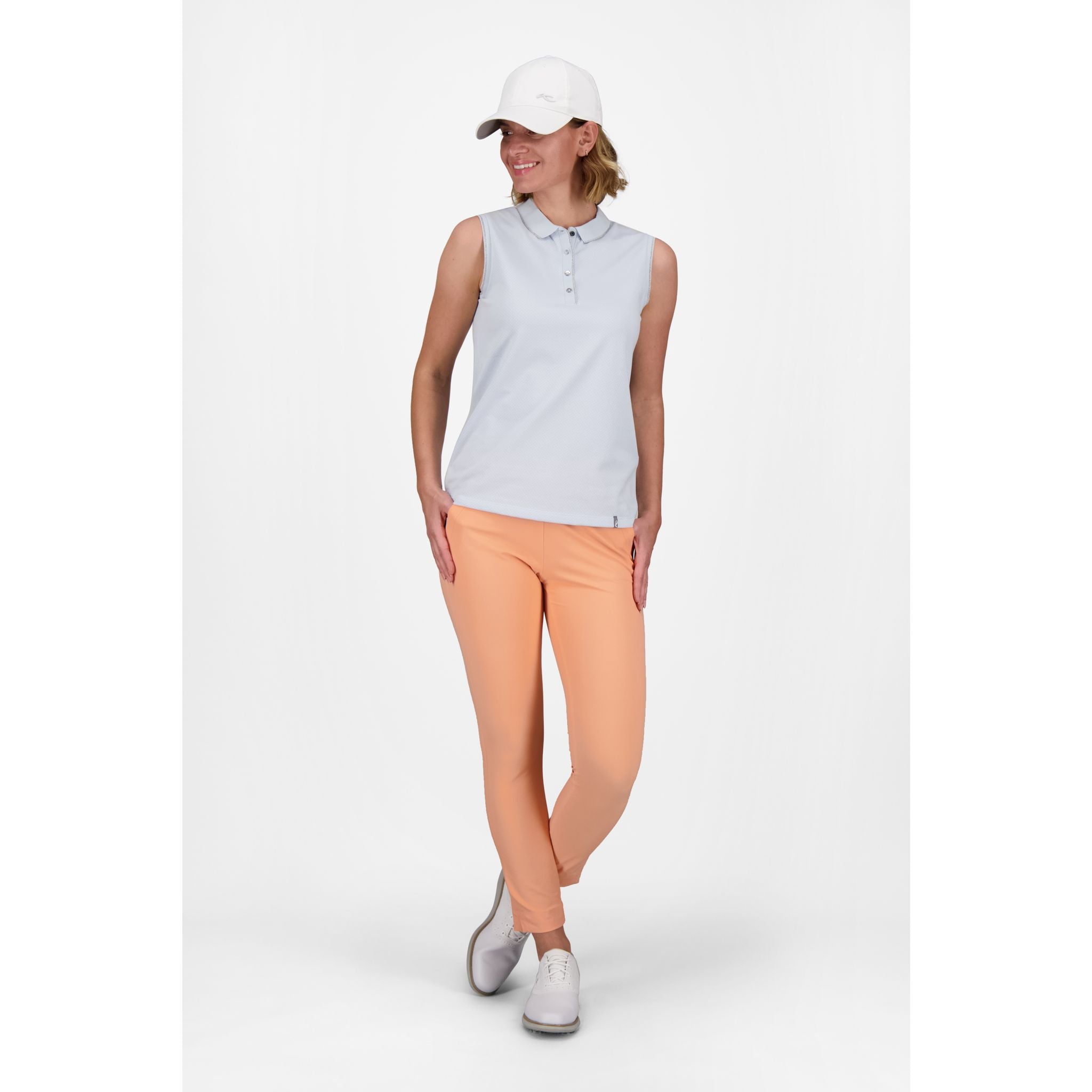 Kjus Ella Structure S/L polo de golf femme