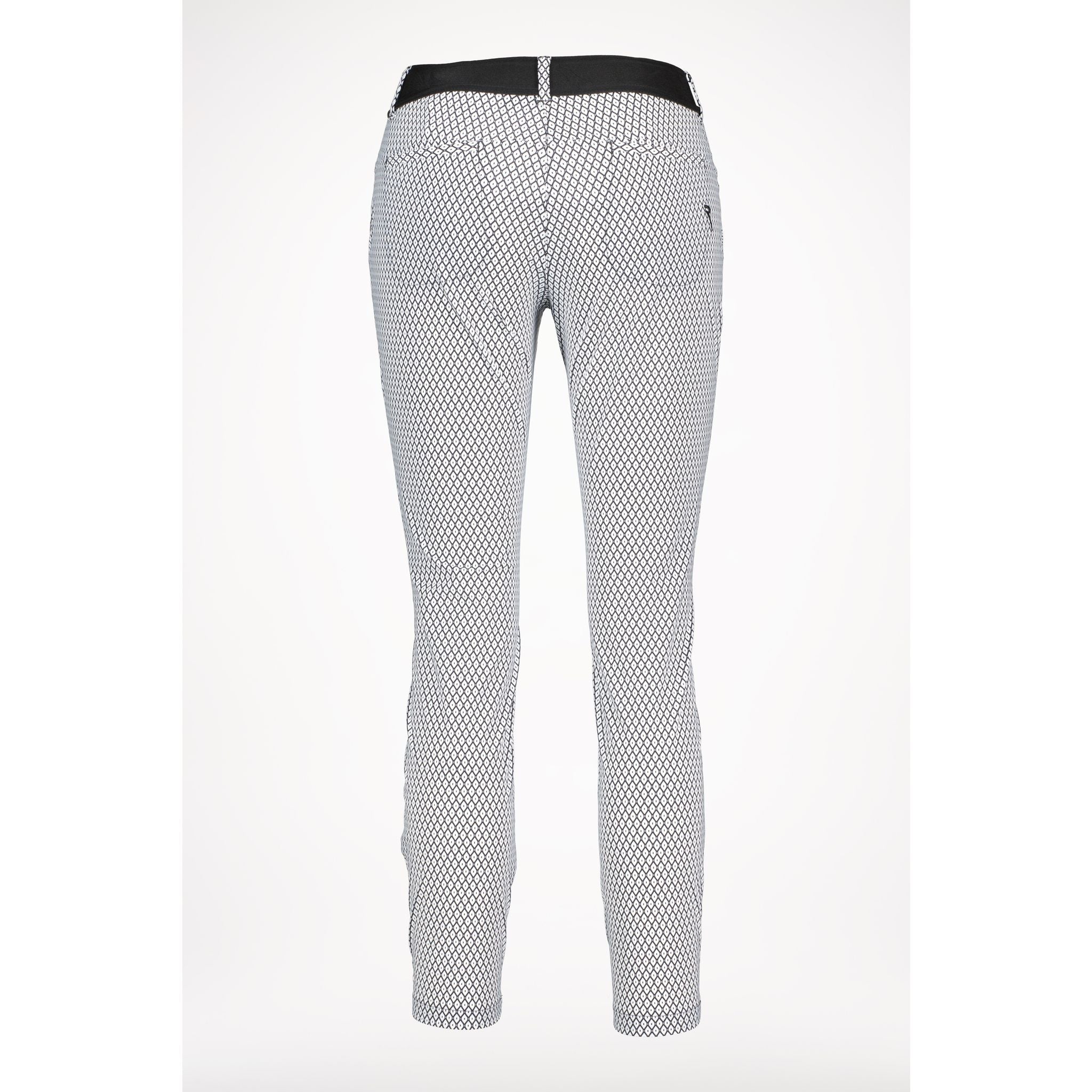 Pantalon Chervo W Stellato 7/8 Noir/Blanc Femme