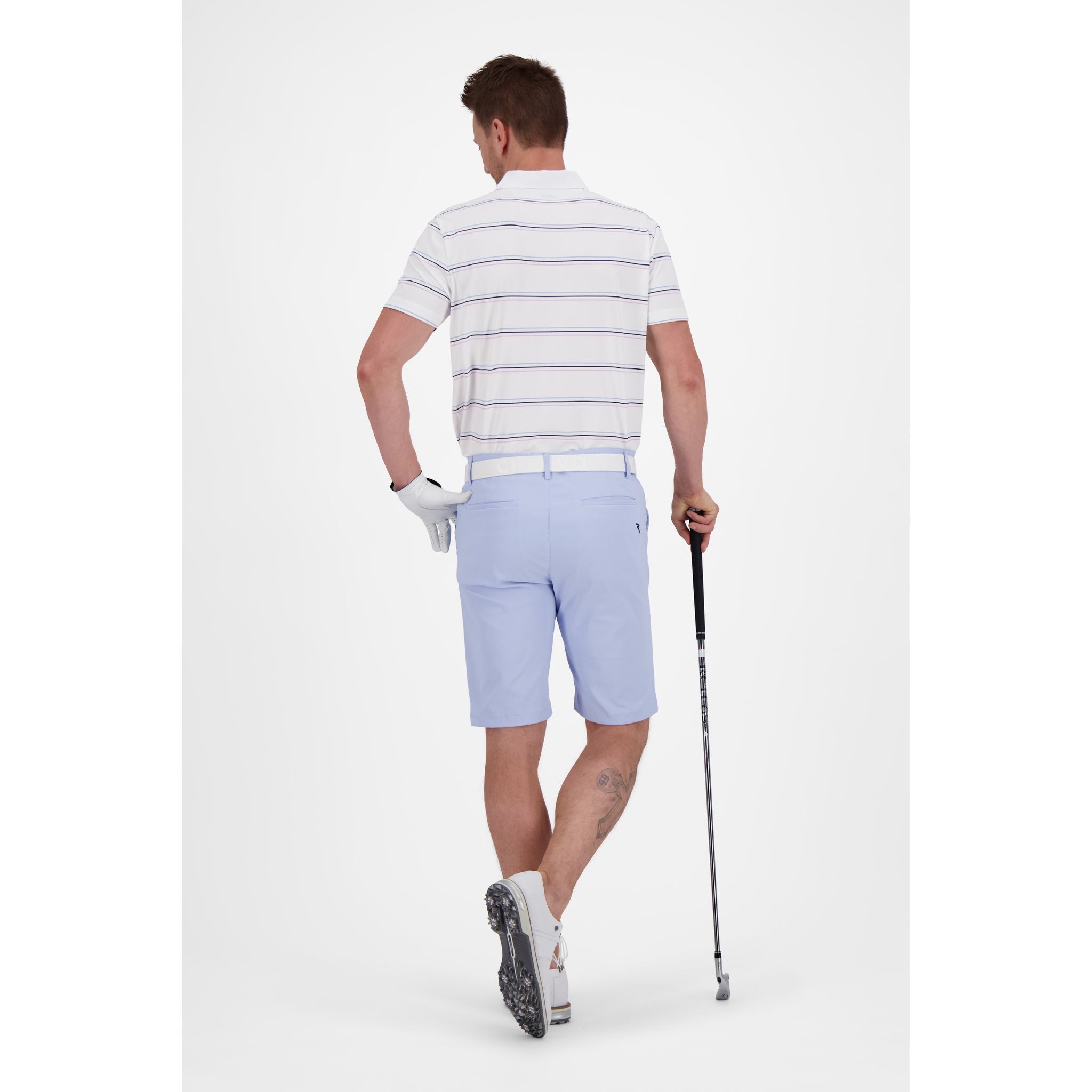 Bermuda Chervo M Giovedi blanc (petit motif) taille 48 pour homme