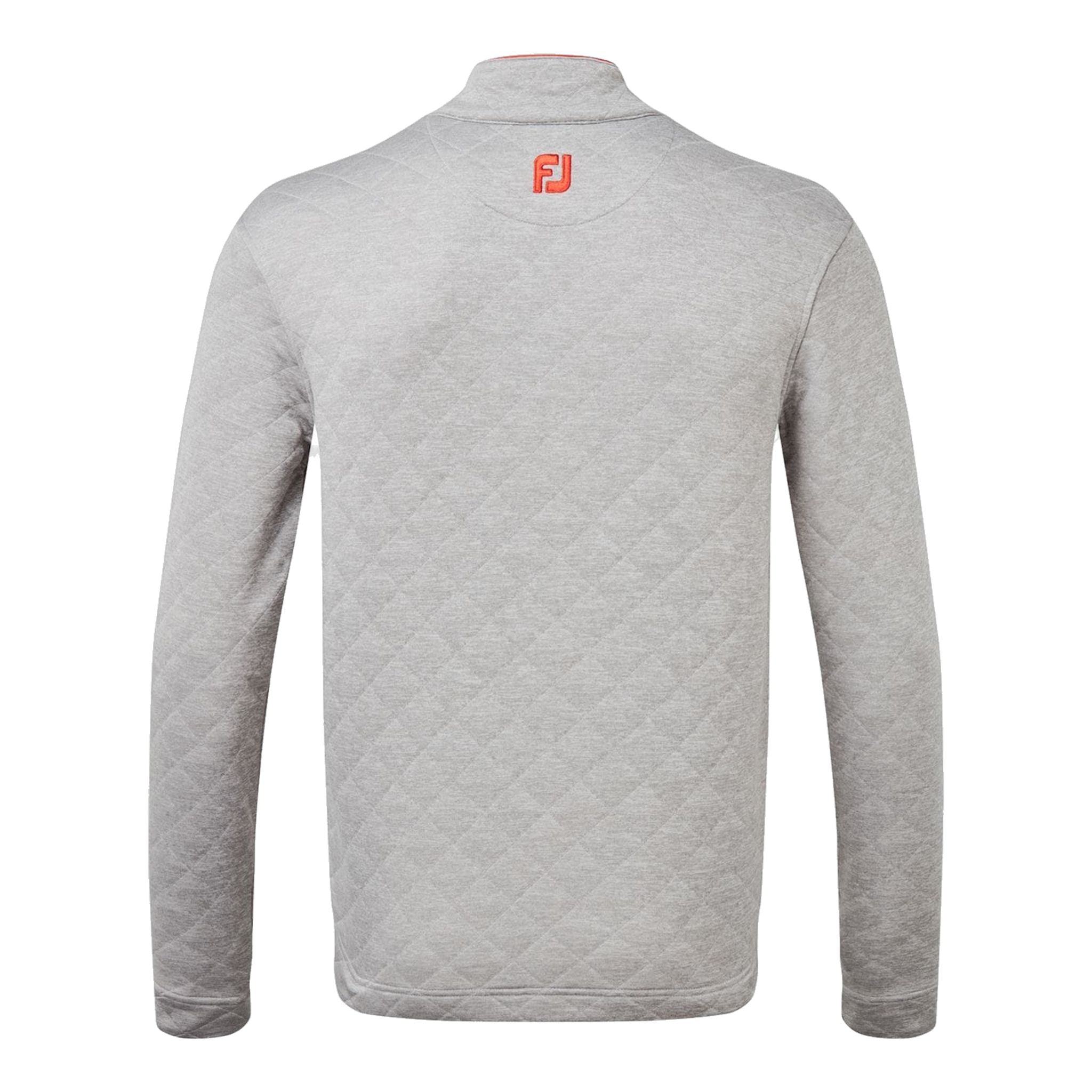 Pull Footjoy à losanges jacquard 1/2 gris homme