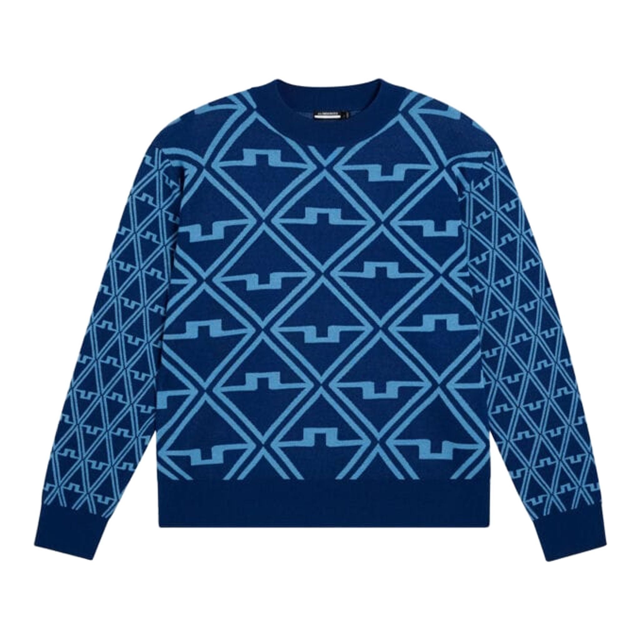 Pull en maille jacquard Isaac J. Lindeberg pour homme
