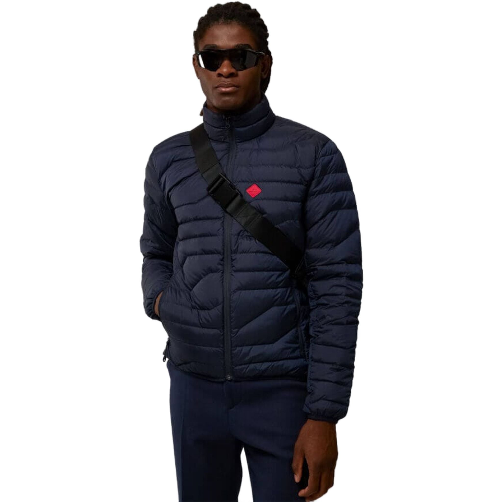 Doudoune légère JL Cliff Down pour homme, coloris marine