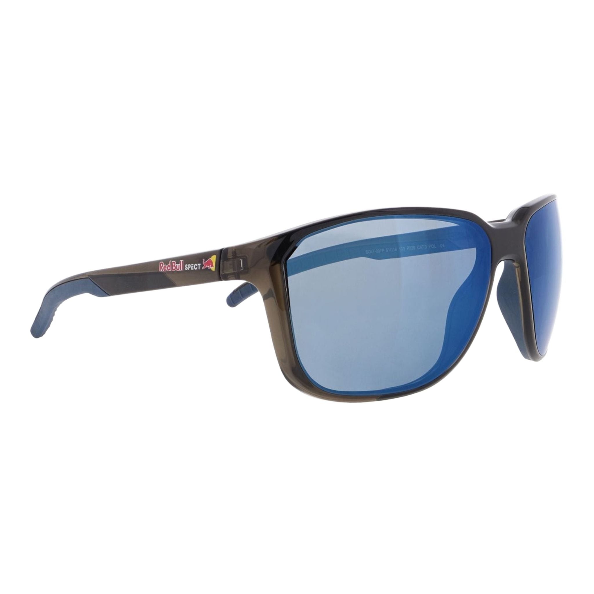 Lunettes de soleil Red Bull Spect BOLT Gris/Bleu fumé Miroir