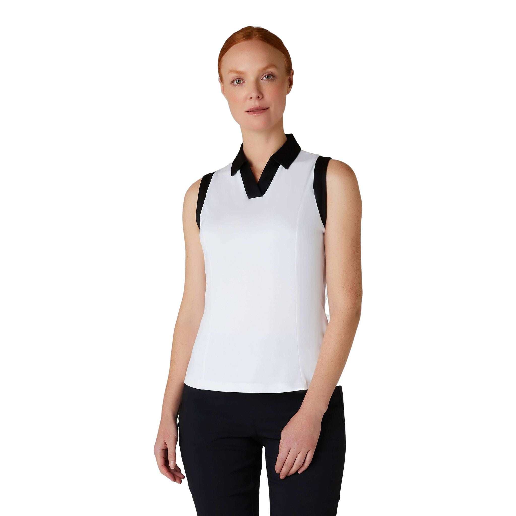 Polo sans manches Callaway Colorblock pour femme