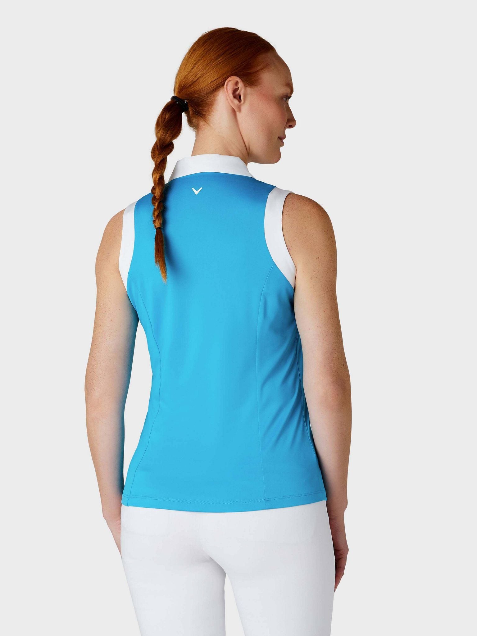 Polo sans manches Callaway Colorblock pour femme