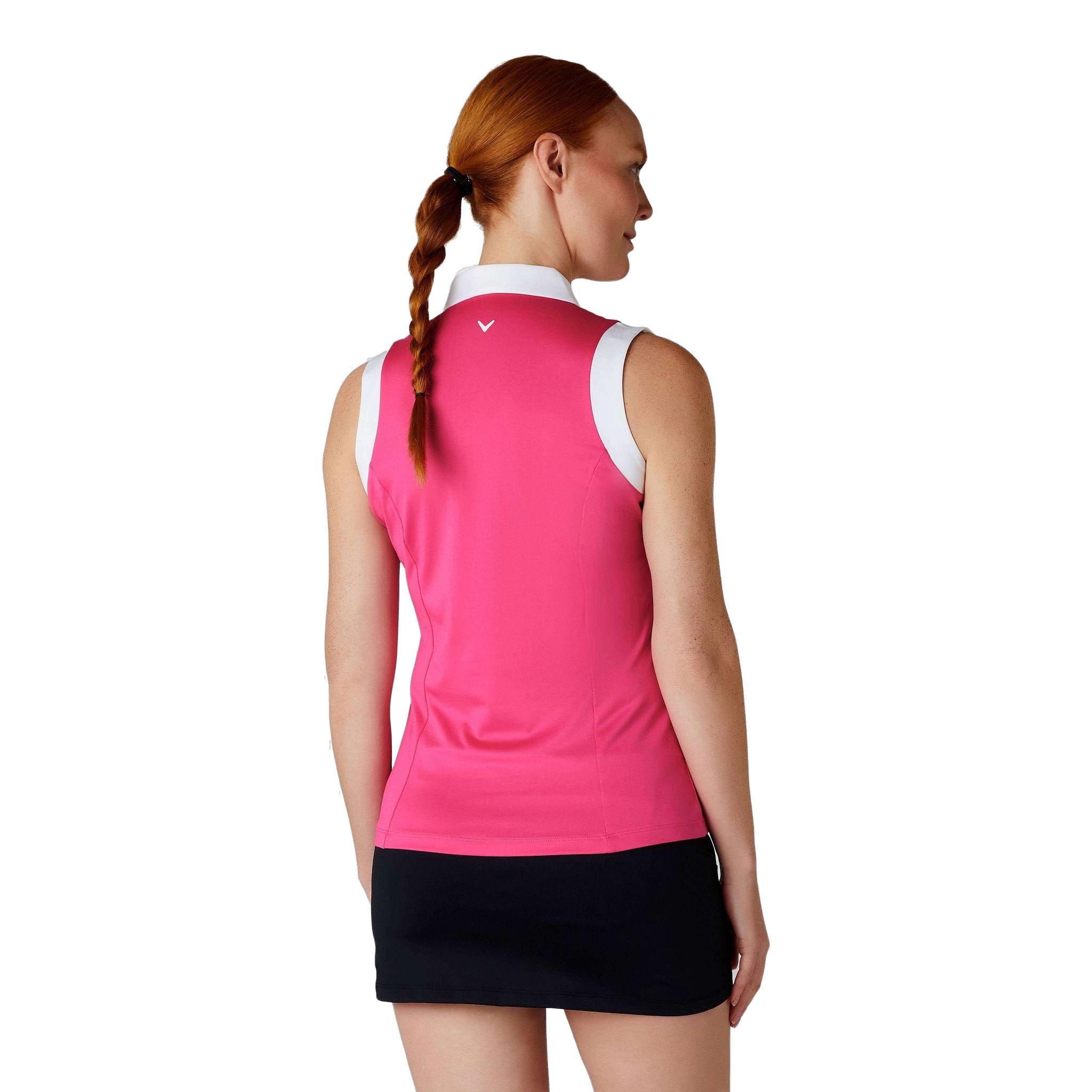 Polo sans manches Callaway Colorblock pour femme