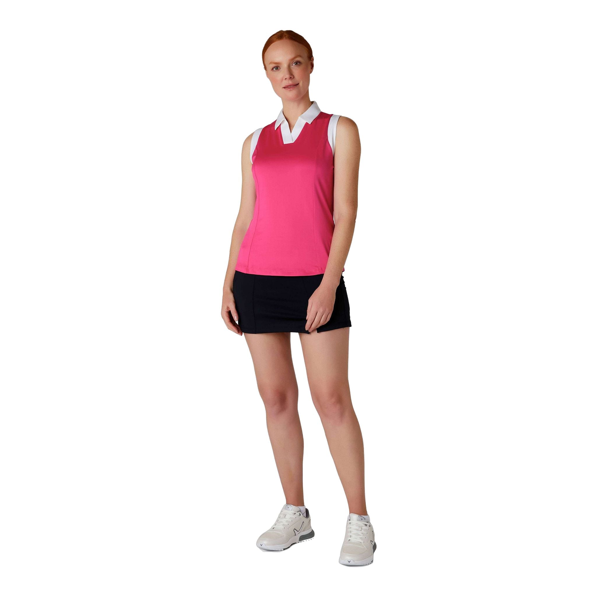 Polo sans manches Callaway Colorblock pour femme