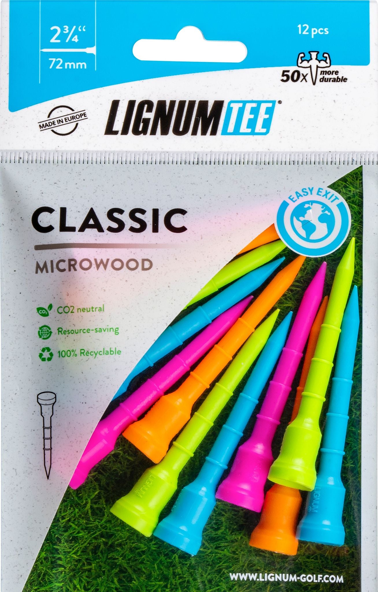 Tés Lignum Classic 72 mm