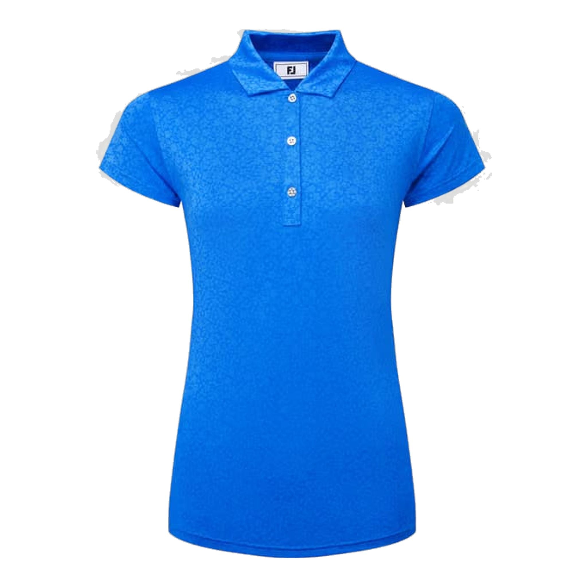 Polo Footjoy Lisle à manches courtes et motif floral peint pour femme