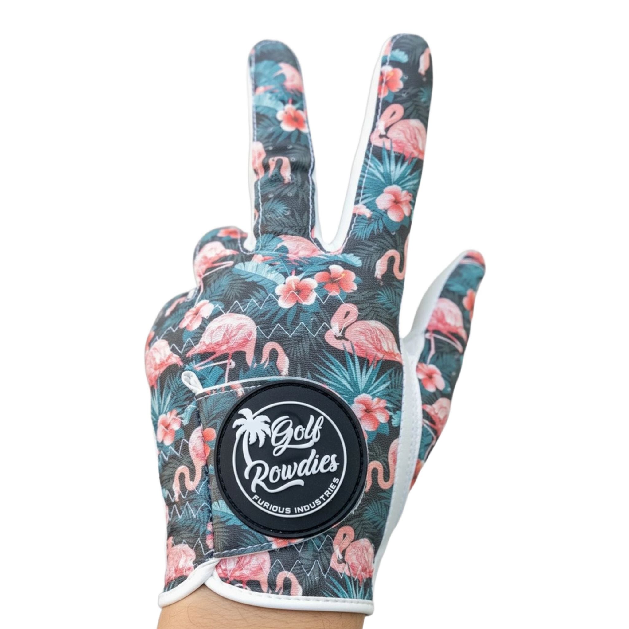 Golf Rowdies Flamingo Handschuh Herren