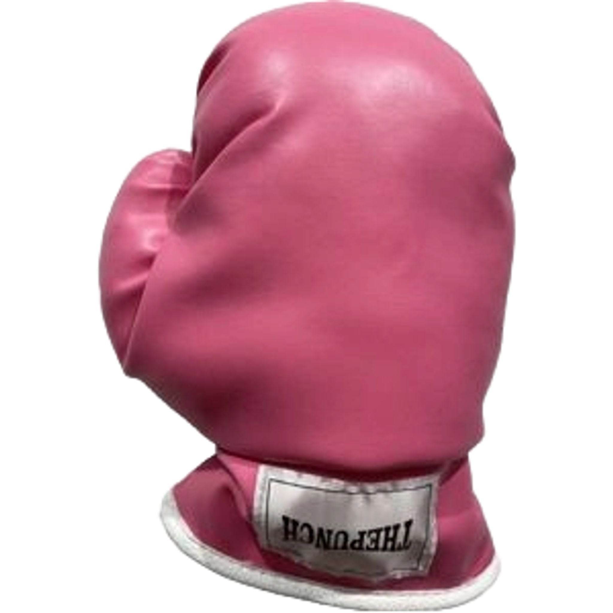 Gant de boxe rose à motifs de marionnettes