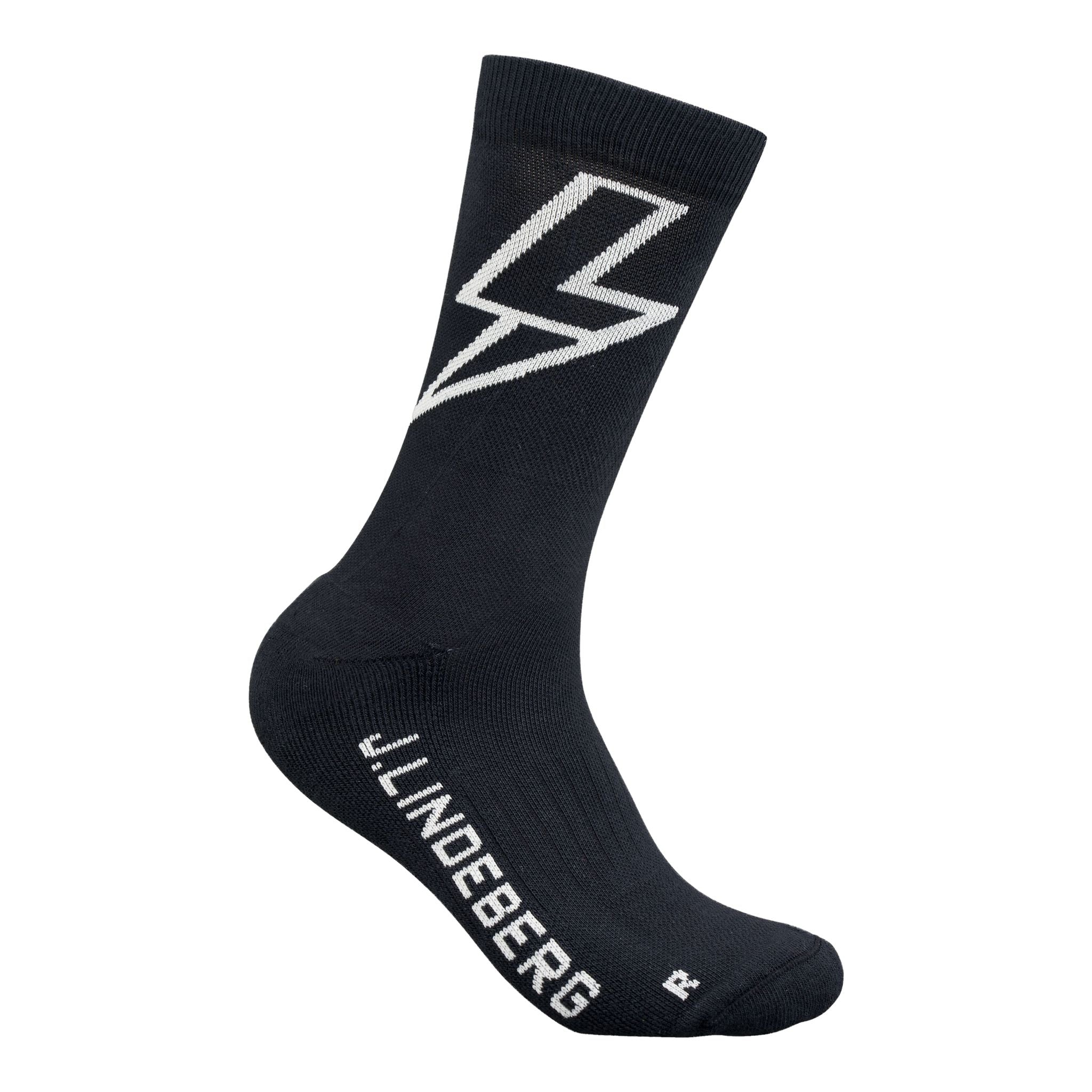 Chaussettes J. Lindeberg JL Strike noires pour hommes