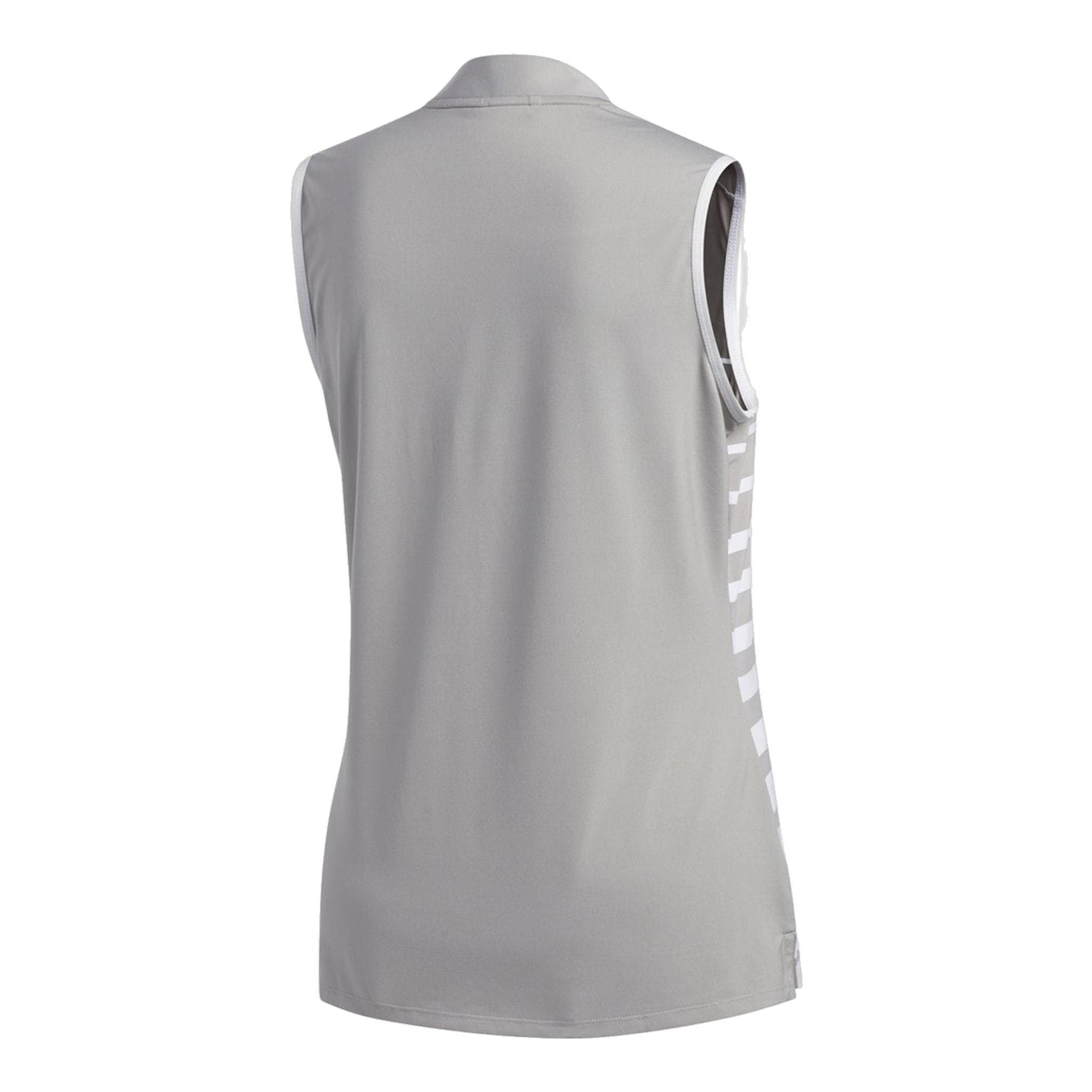 Polo Adidas W Engineered Stripe SL Blanc/Gris Femme