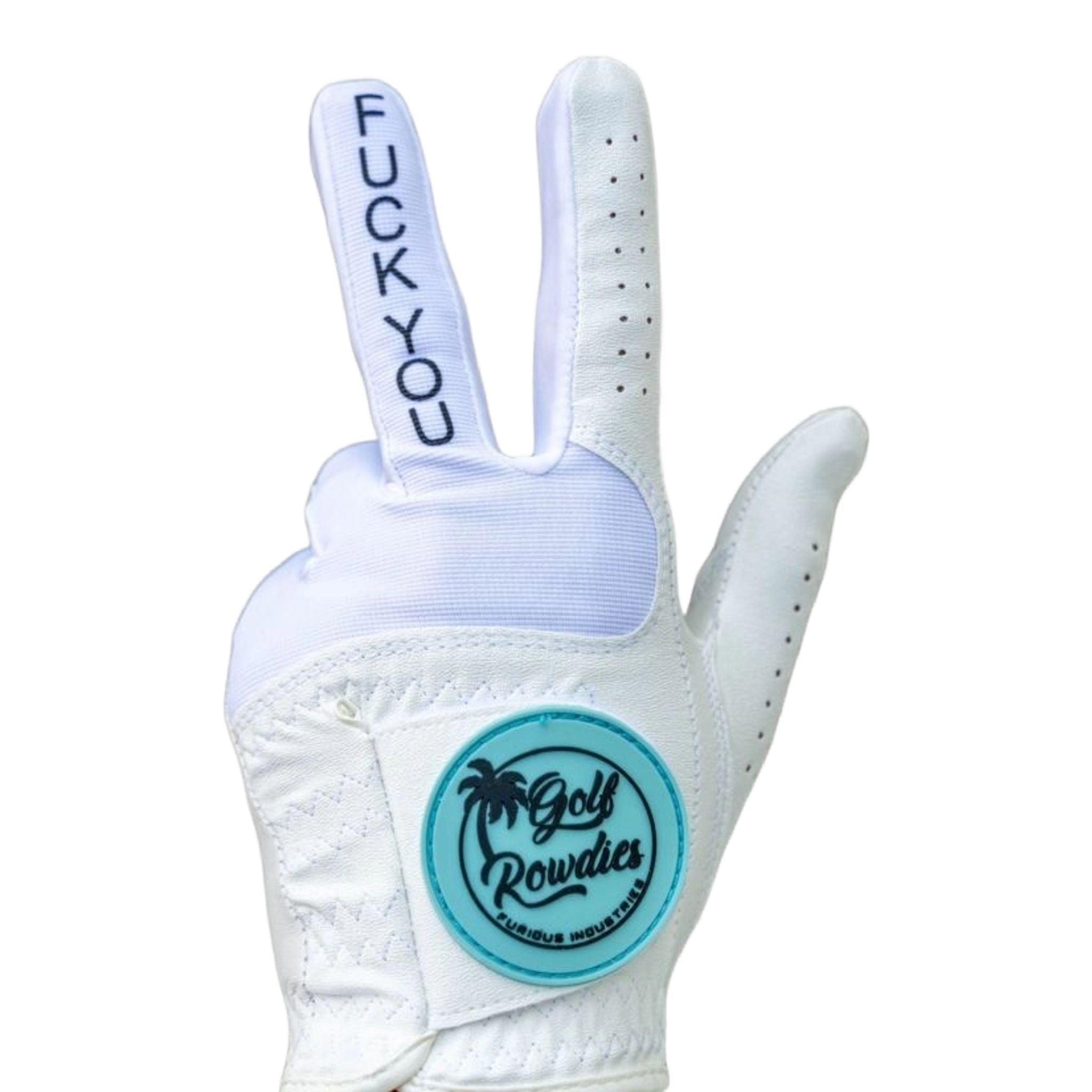 Gants de golf pour hommes « Fuck You »
