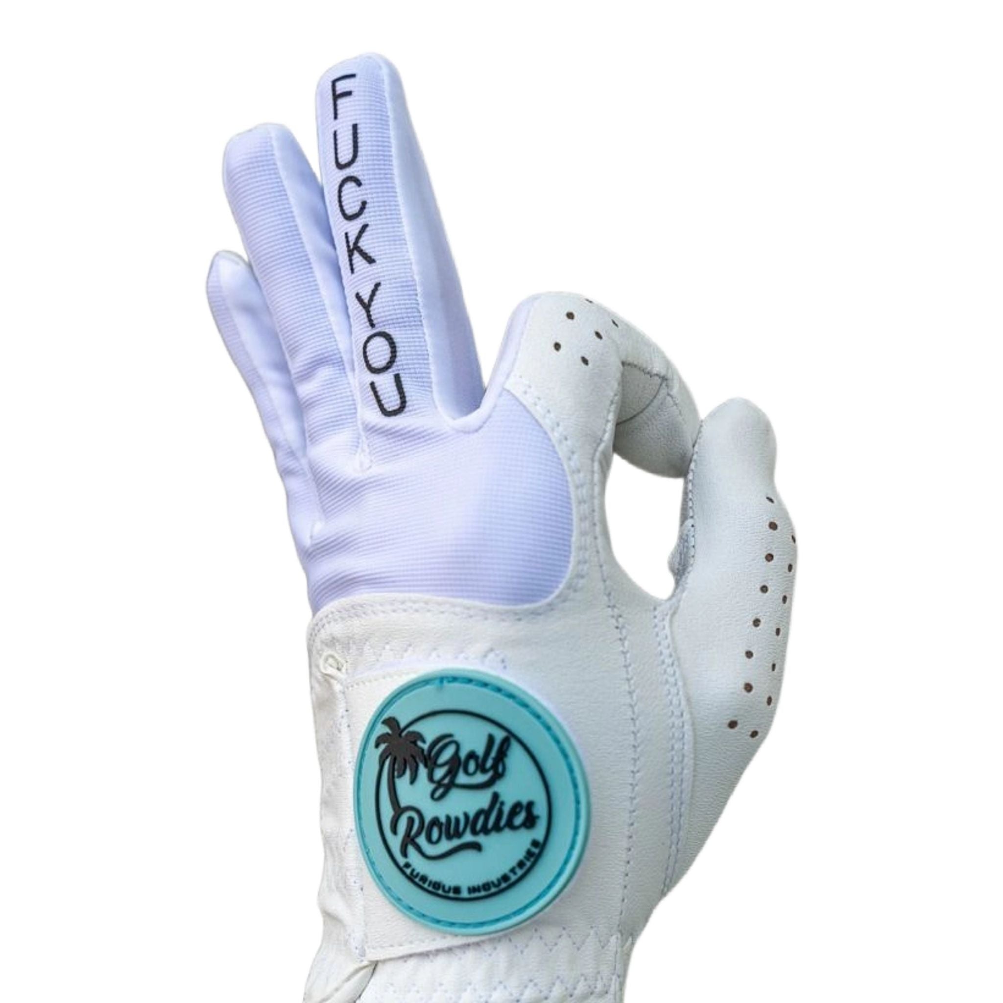 Gants de golf pour hommes « Fuck You »